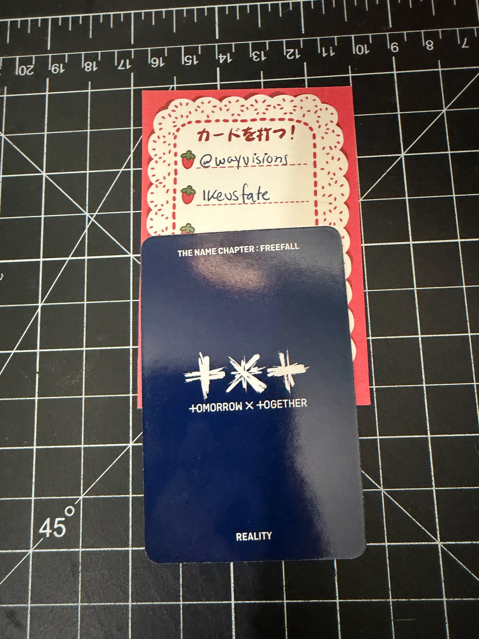 TOMORROW X TOGETHER Taehyun TOMORROW X TOGETHER - Taehyun - The Name Chapter: Freefall Album album photocard reality ver. listing photo 2