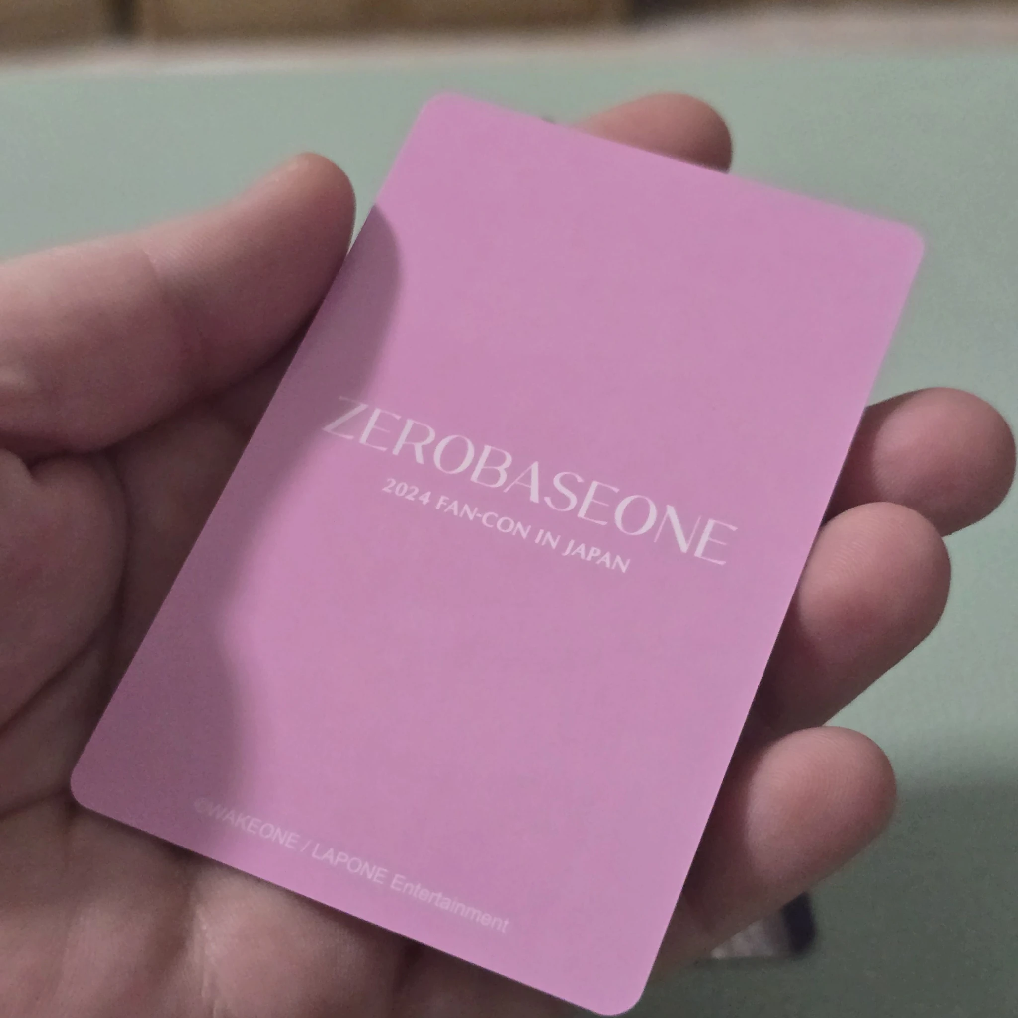 ZEROBASEONE ZEROBASEONE - Ricky & Yujin - 2024 Fan-con in Japan Event trading card listing photo 2