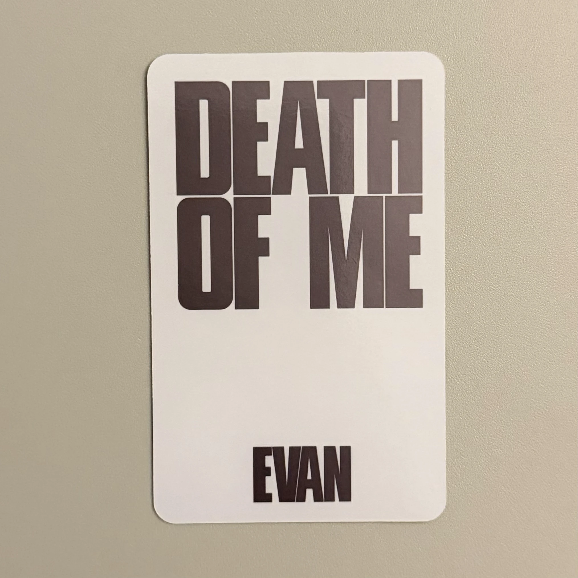 EVAN Evan (Heeseung) EVAN - Evan (Heeseung) - DEATH OF ME Album album photocard A version natural version bad image - replace listing photo 2