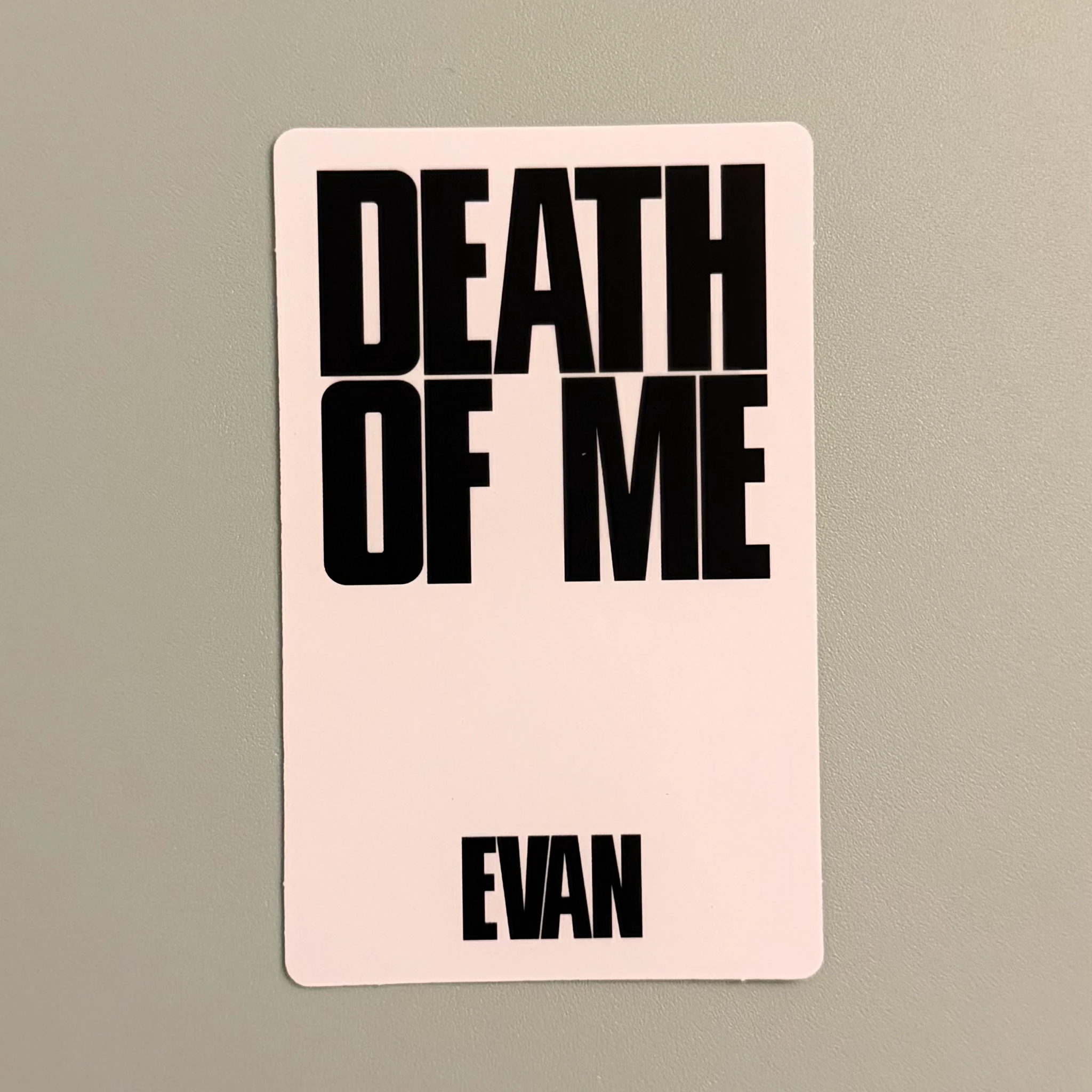 EVAN Evan (Heeseung) EVAN - Evan (Heeseung) - DEATH OF ME Album album photocard weverse album version listing photo 2