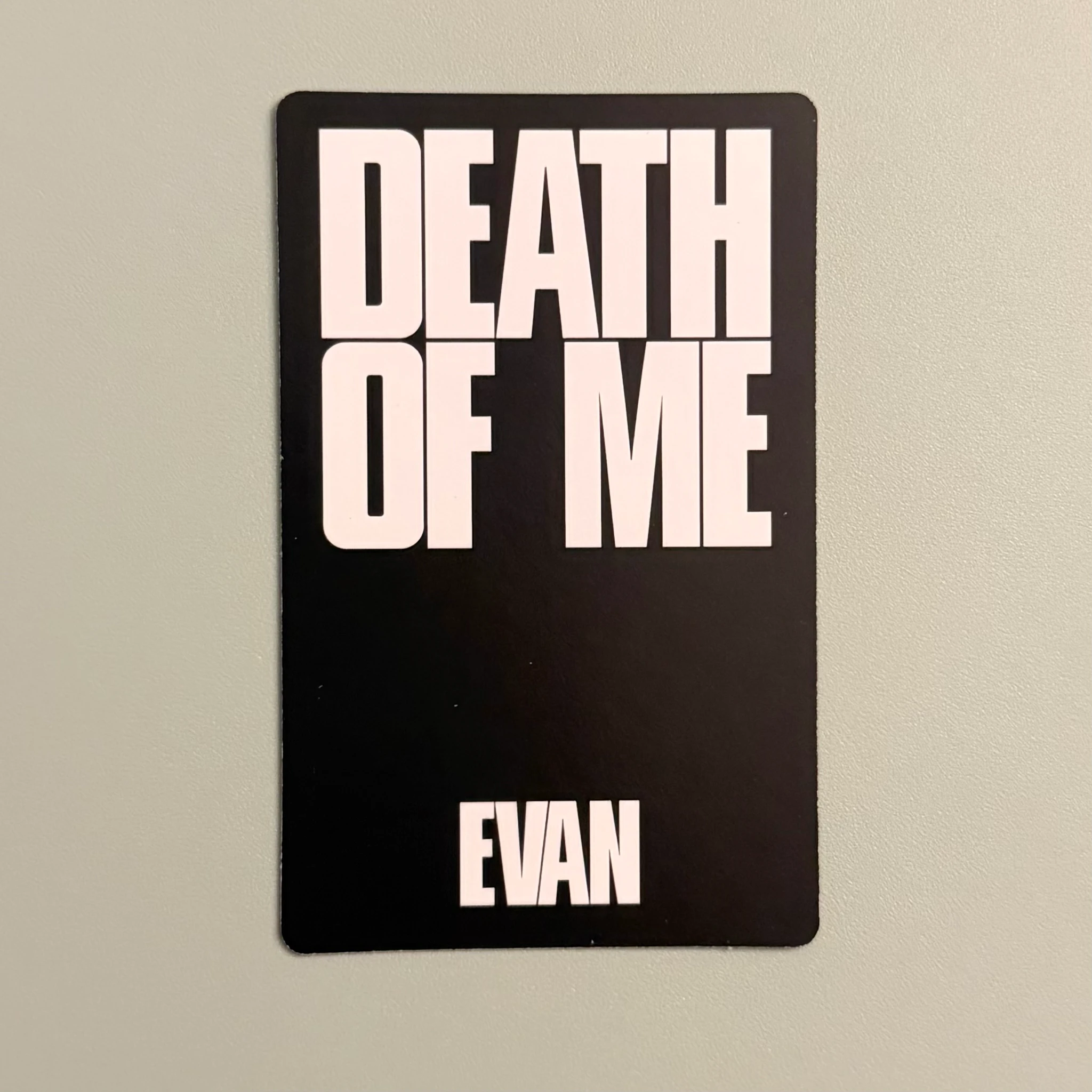 EVAN Evan (Heeseung) EVAN - Evan (Heeseung) - DEATH OF ME Album album photocard weverse album version listing photo 2