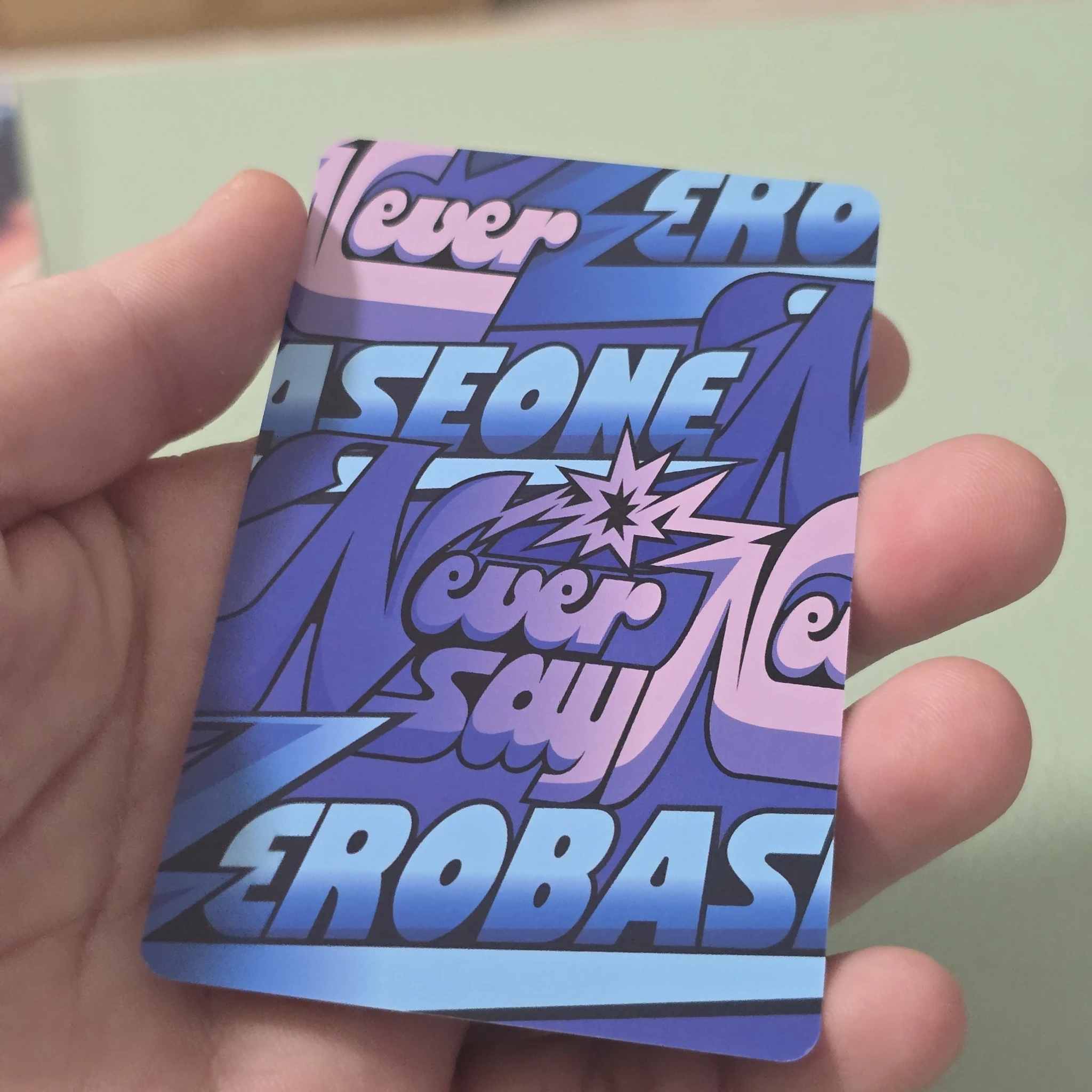 ZEROBASEONE Taerae ZEROBASEONE - Taerae - NEVER SAY NEVER Album japan retail stores lucky draw listing photo 2