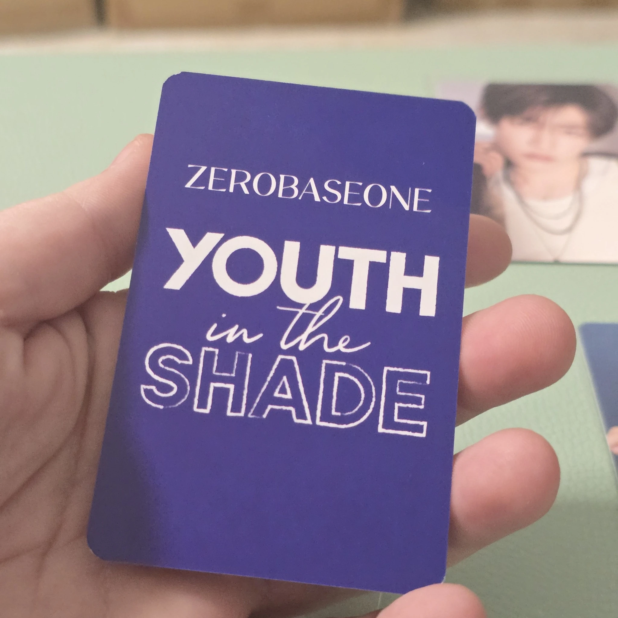 ZEROBASEONE Gyuvin ZEROBASEONE - Gyuvin - Youth in the Shade Album pob (pre-order benefit) makestar listing photo 2