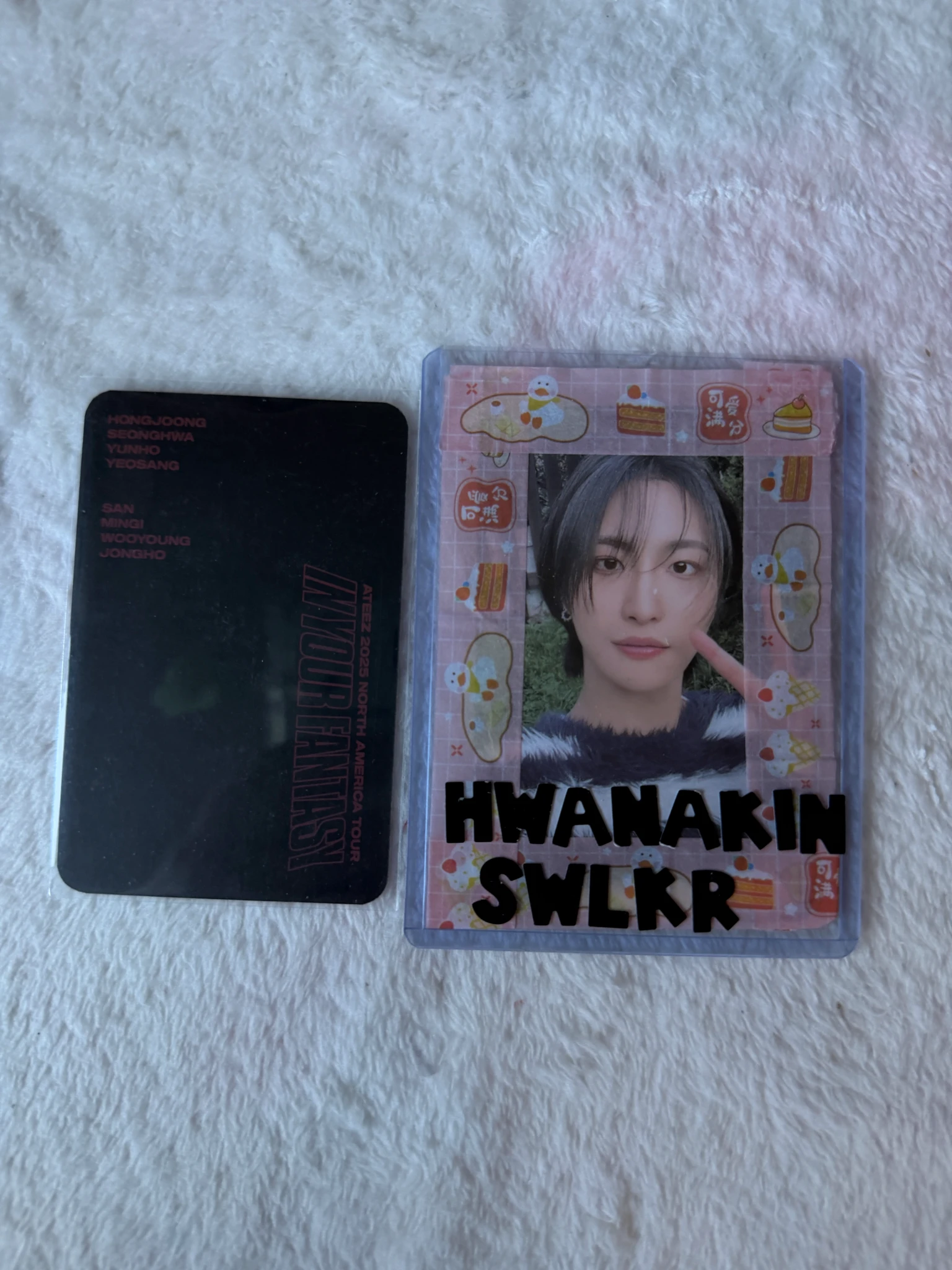 ATEEZ Seonghwa ATEEZ - Seonghwa - In Your Fantasy 2025 World Tour Event pop-up store purchase benefit US exclusive listing photo 2