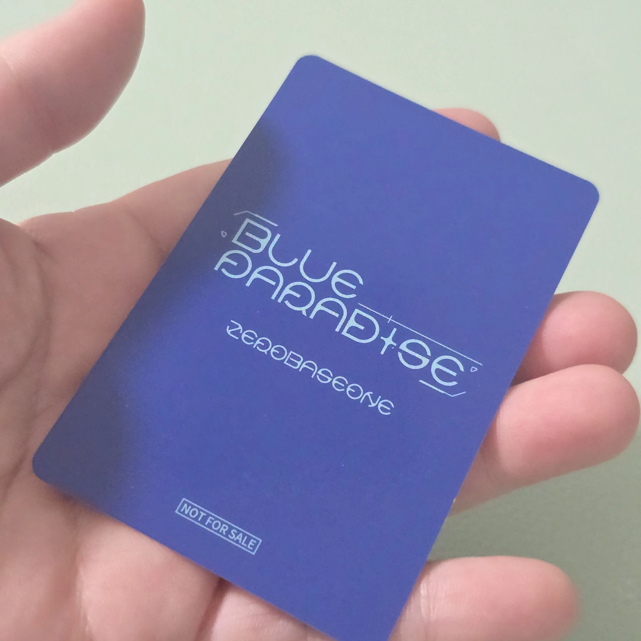 ZEROBASEONE Hao ZEROBASEONE - Hao - Blue Paradise Album lucky draw japan retail stores listing photo 2