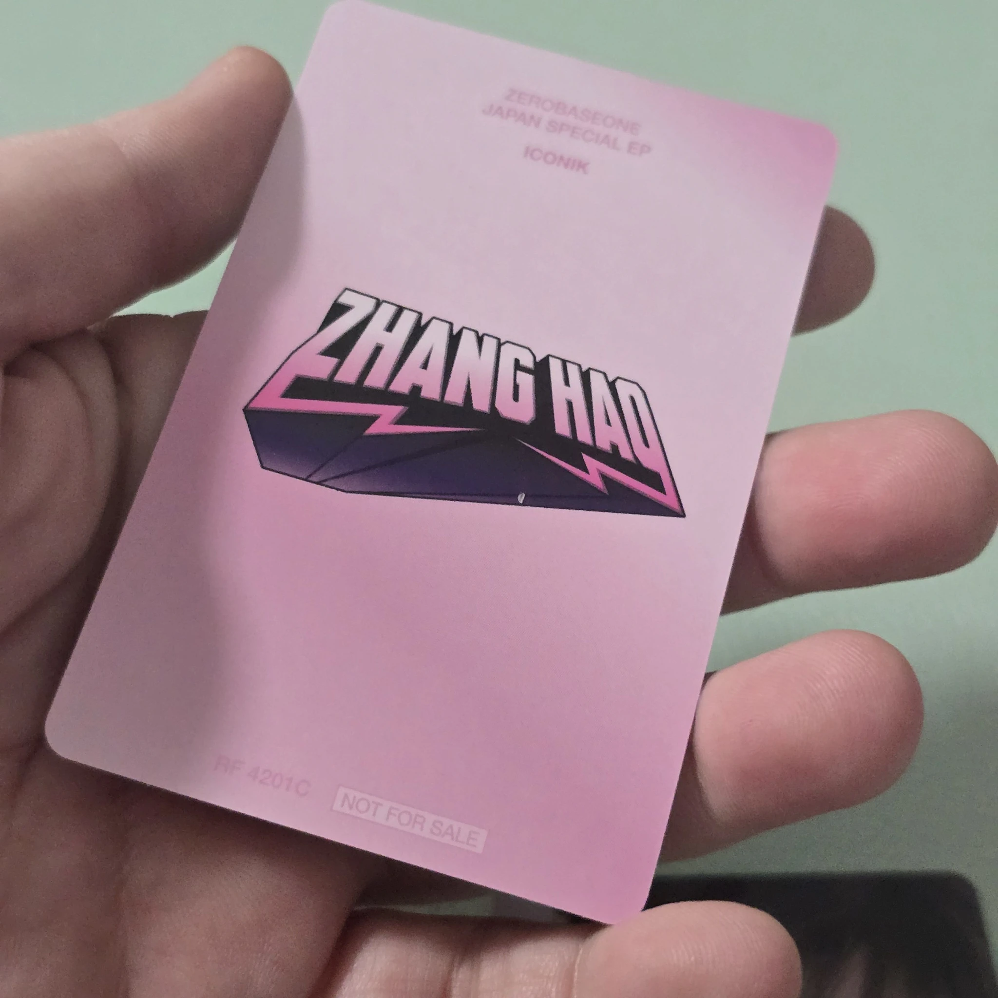 ZEROBASEONE Hao ZEROBASEONE - Hao - ICONIK Album album photocard japanese album solo jacket version C version listing photo 2