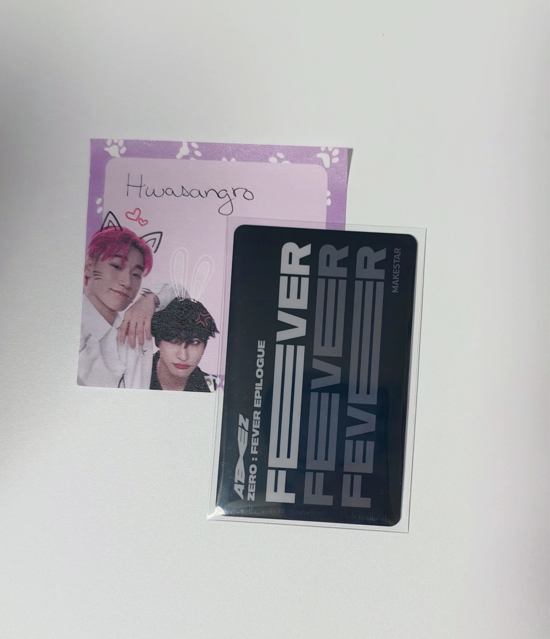 ATEEZ Seonghwa ATEEZ - Seonghwa - ZERO : FEVER EPILOGUE Album makestar lucky draw listing photo 2