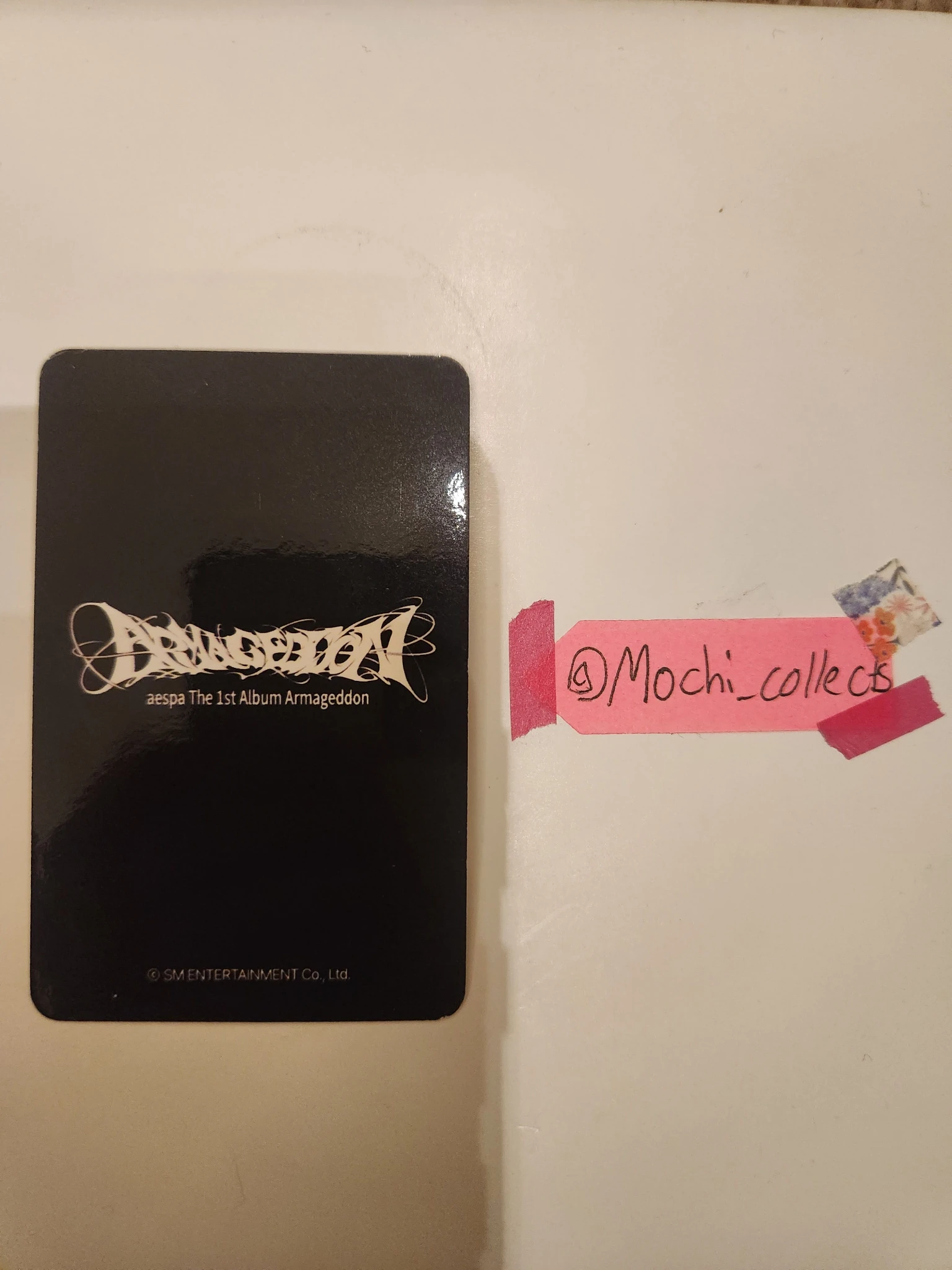 aespa Winter aespa - Winter - Armageddon Album hellolive lucky draw listing photo 2