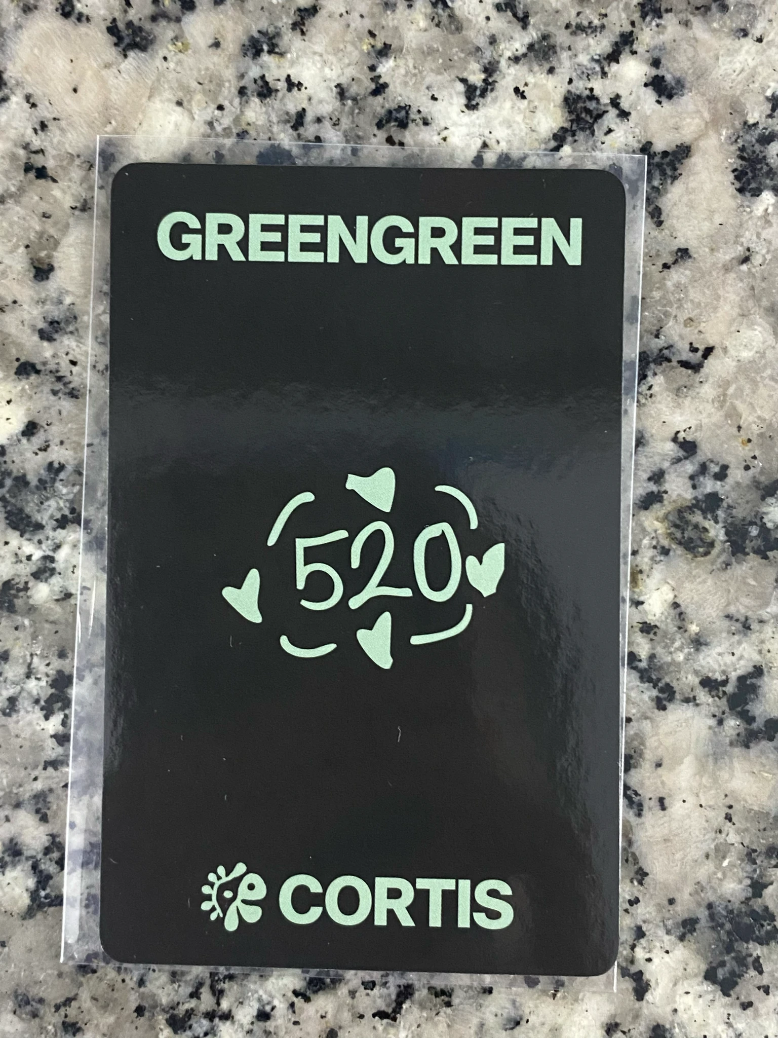 CORTIS Seonghyeon CORTIS - Seonghyeon - GREENGREEN Album lucky draw (LD) withfans / yizhiyu (yzy) round 2 online listing photo 2