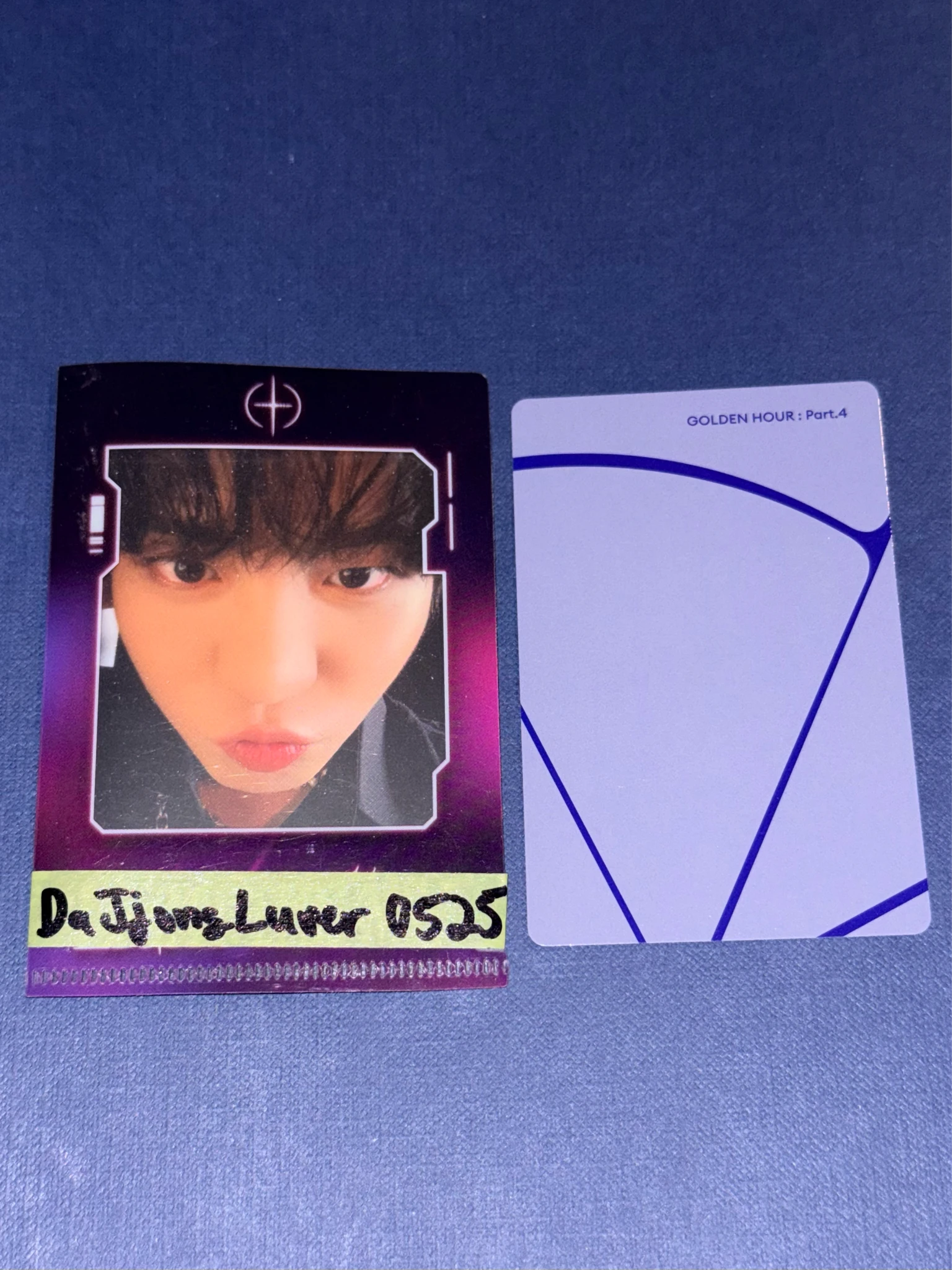 ATEEZ Yunho ATEEZ - Yunho - Golden Hour : Part.4 Album album photocard A version version 1 listing photo 2