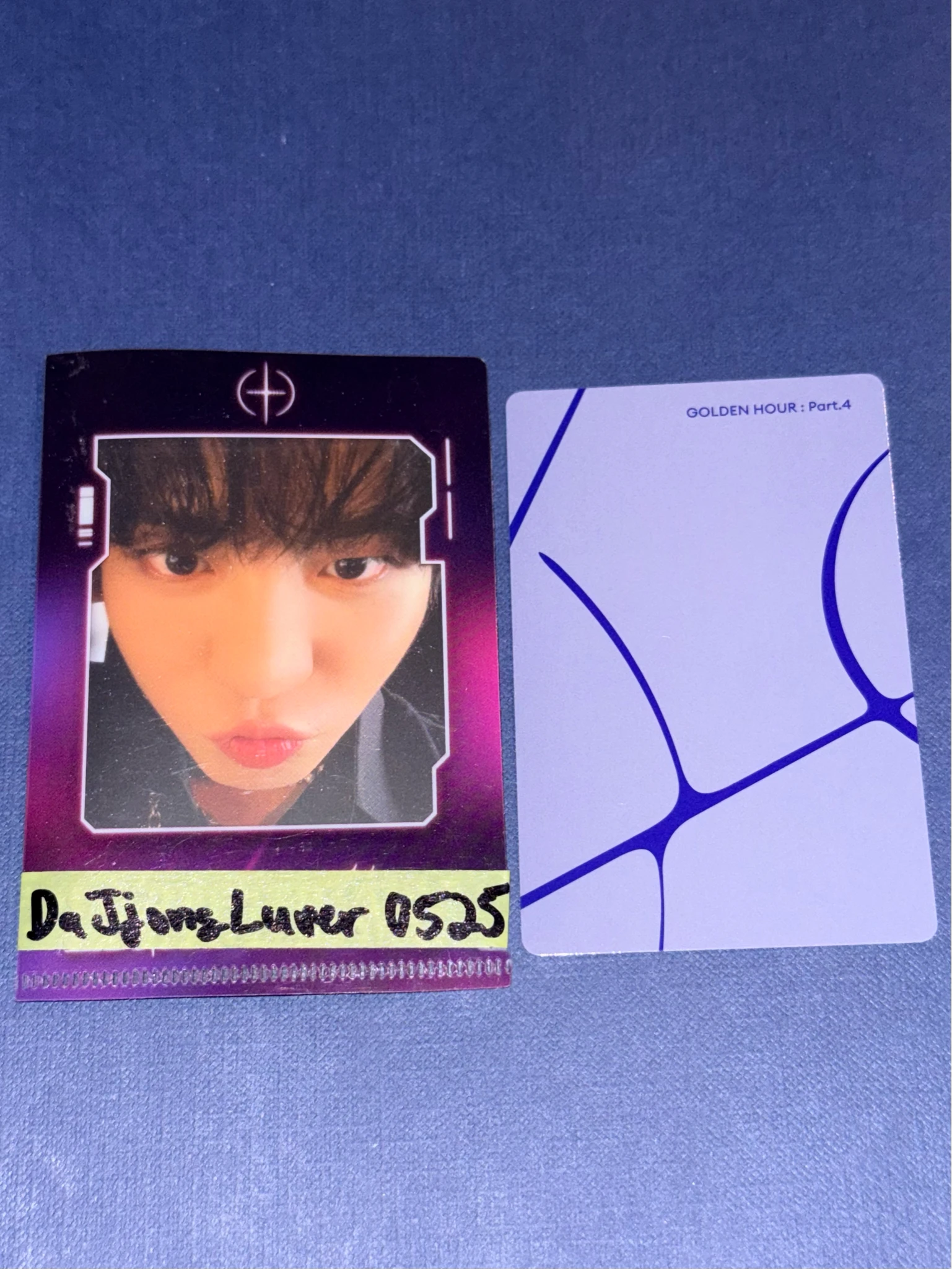 ATEEZ Yeosang ATEEZ - Yeosang - Golden Hour : Part.4 Album A version album photocard listing photo 2
