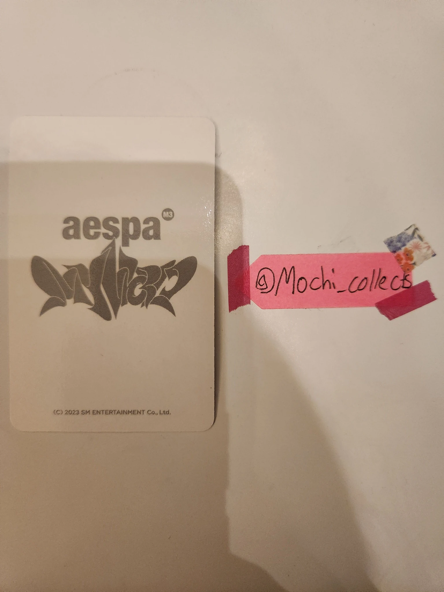 aespa Winter aespa - Winter - My World MD Events (All) Event merch photocard holographic (hologram) listing photo 2