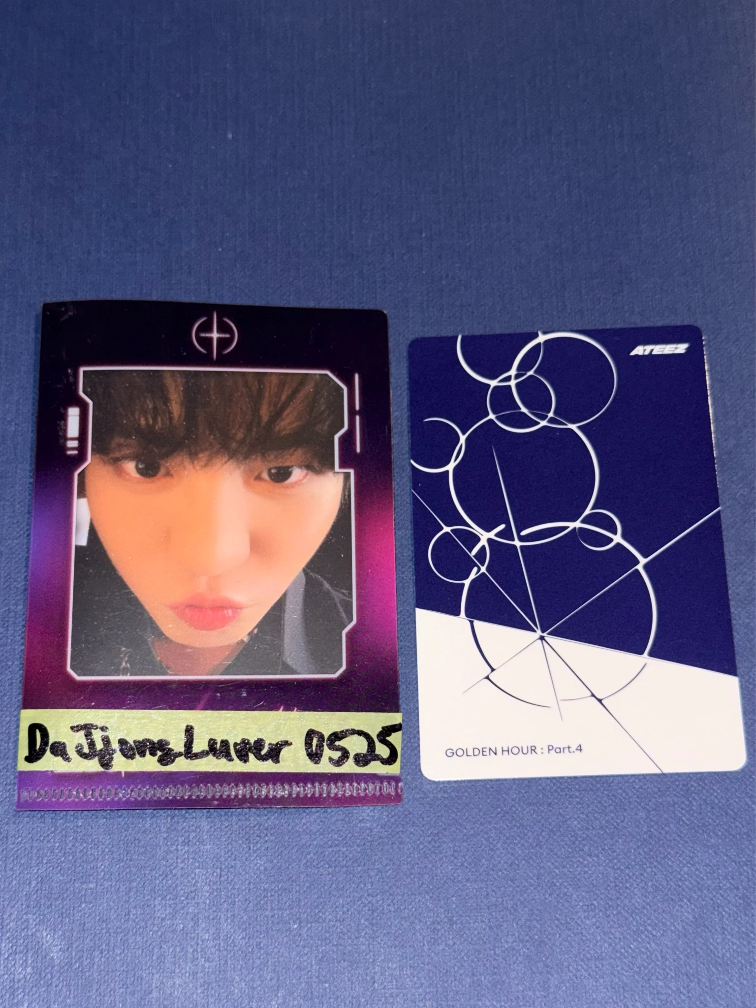 ATEEZ Wooyoung ATEEZ - Wooyoung - Golden Hour : Part.4 Album digipack version album photocard listing photo 2