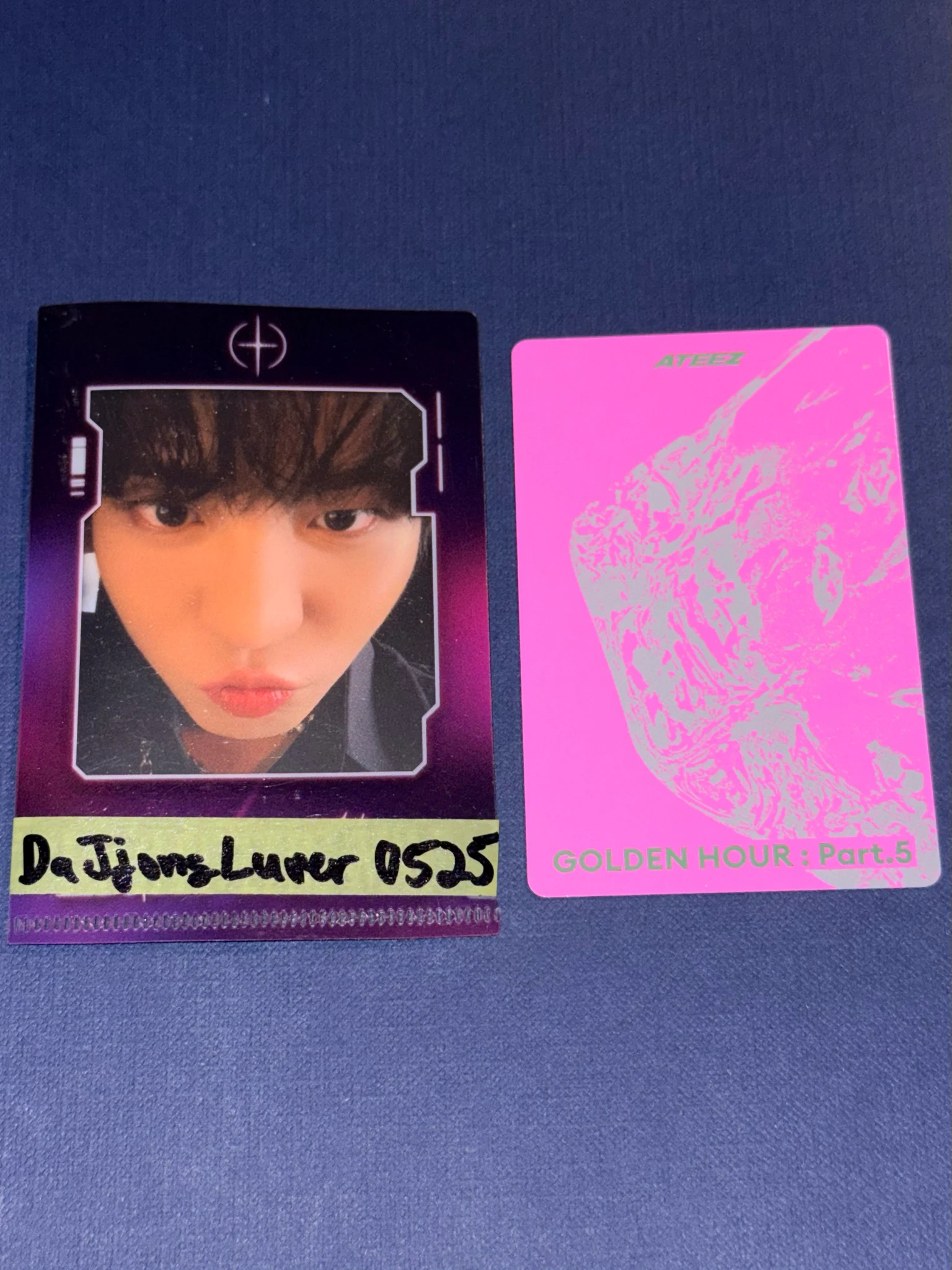ATEEZ Yeosang ATEEZ - Yeosang - GOLDEN HOUR : Part.5 Album album photocard A version listing photo 2