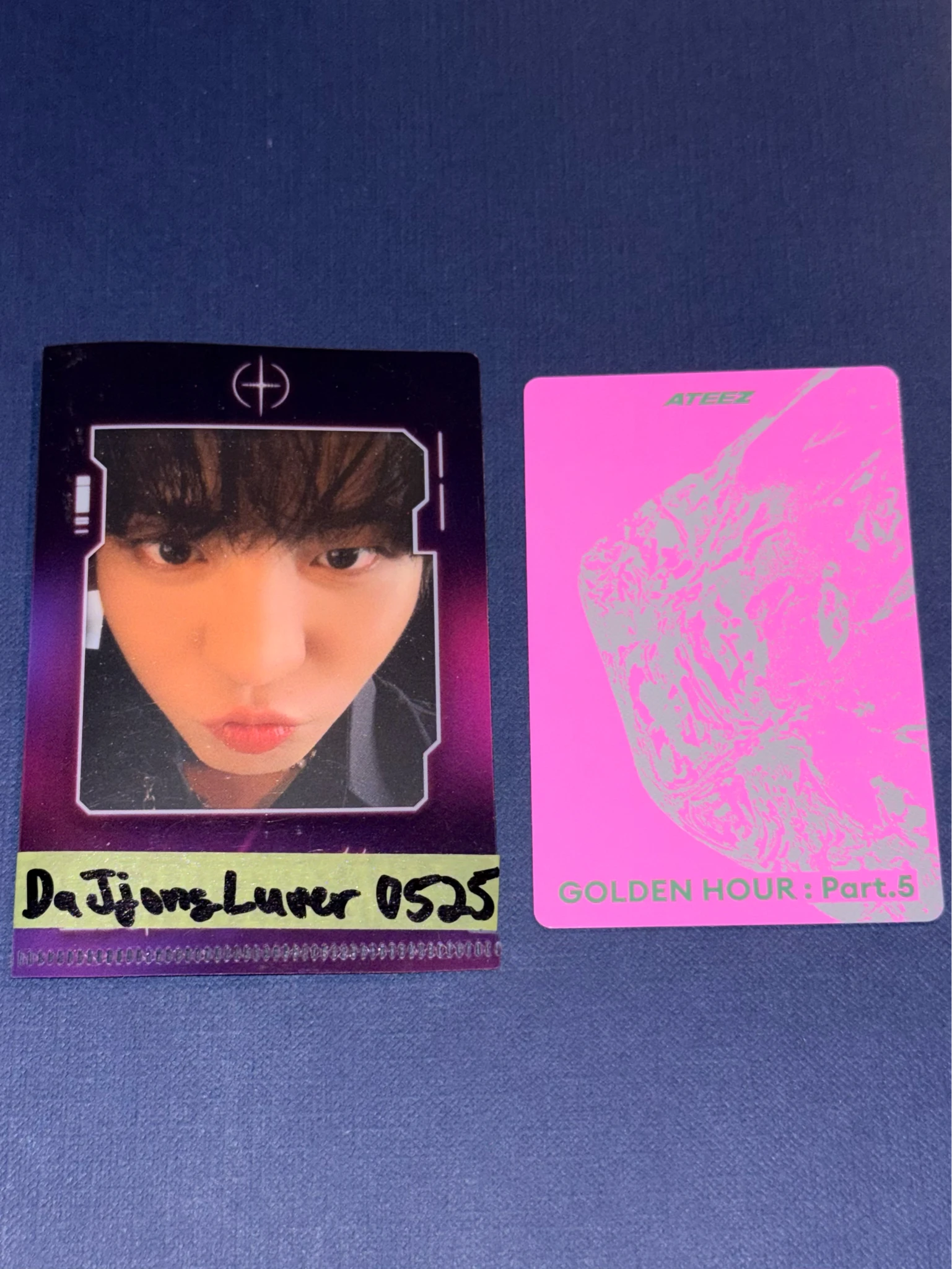ATEEZ Wooyoung ATEEZ - Wooyoung - GOLDEN HOUR : Part.5 Album album photocard A version version 1 listing photo 2