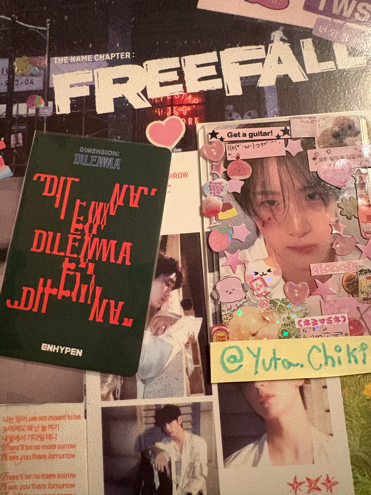 ENHYPEN Ni-ki ENHYPEN - Ni-ki - DIMENSION: DILEMMA Album pre-order benefit (pob) aladin transparent listing photo 2