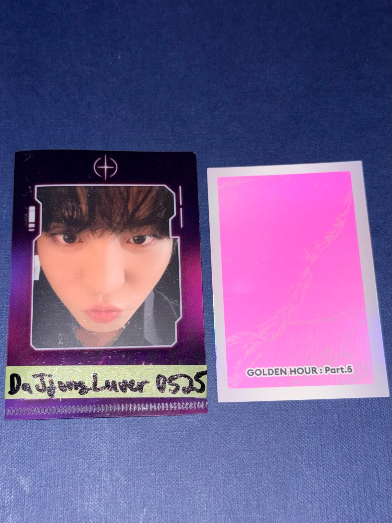 ATEEZ Yeosang ATEEZ - Yeosang - GOLDEN HOUR : Part.5 Album album photocard holographic (hologram) listing photo 2