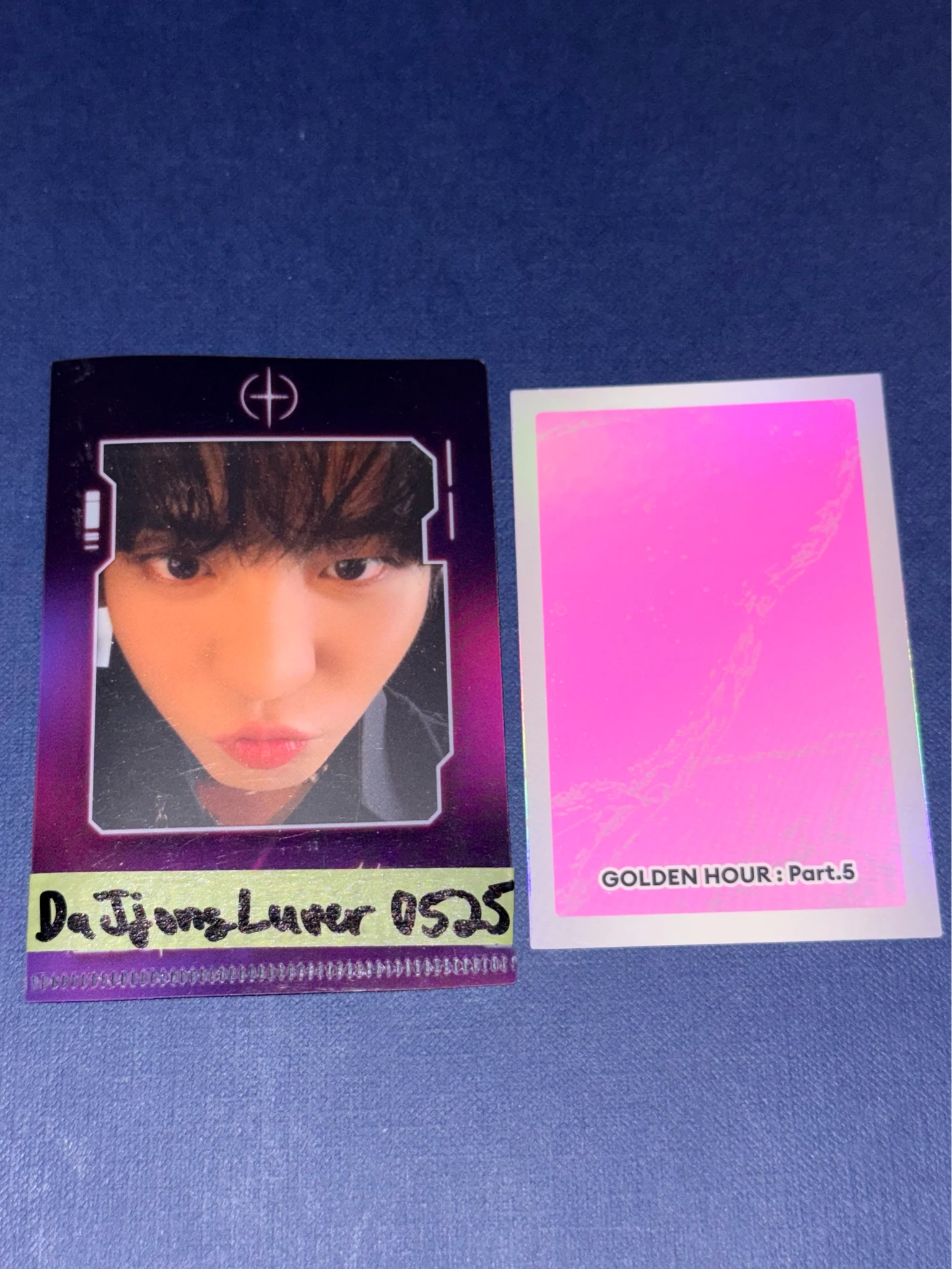 ATEEZ Wooyoung ATEEZ - Wooyoung - GOLDEN HOUR : Part.5 Album album photocard A version character card listing photo 2