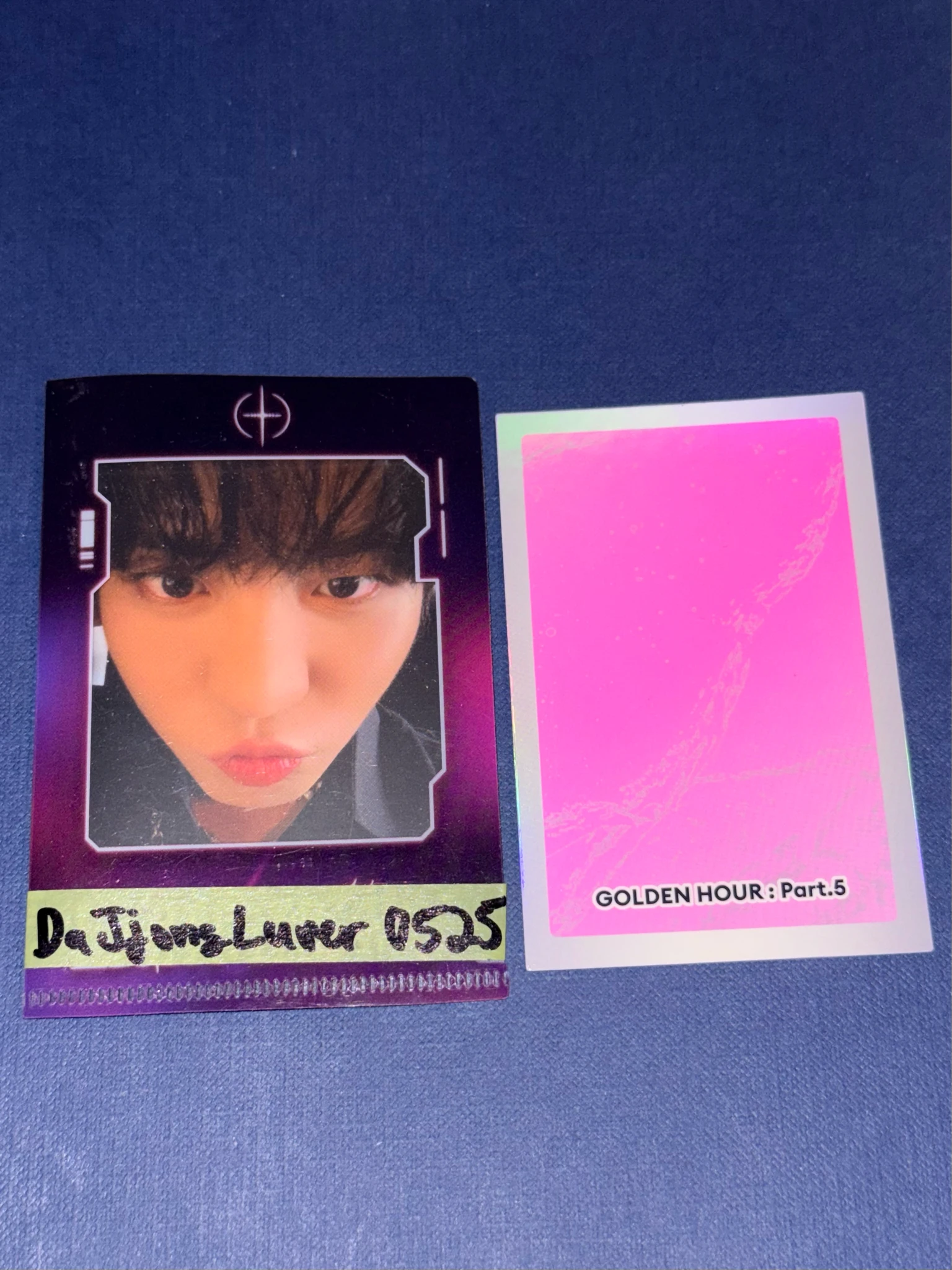 ATEEZ Jongho ATEEZ - Jongho - GOLDEN HOUR : Part.5 Album album photocard Z version holographic (hologram) character card listing photo 2