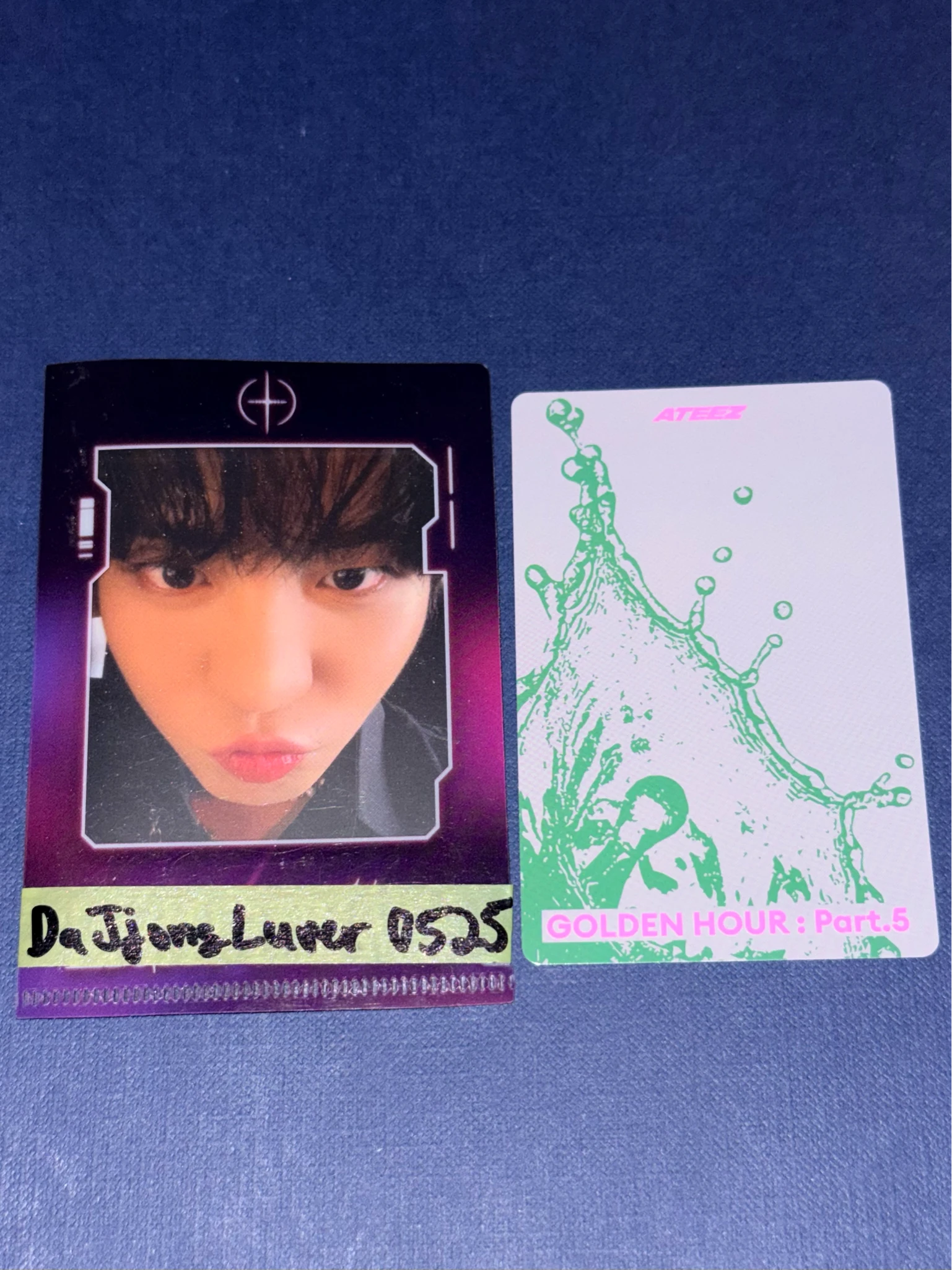 ATEEZ Yunho ATEEZ - Yunho - GOLDEN HOUR : Part.5 Album diary version album photocard listing photo 2
