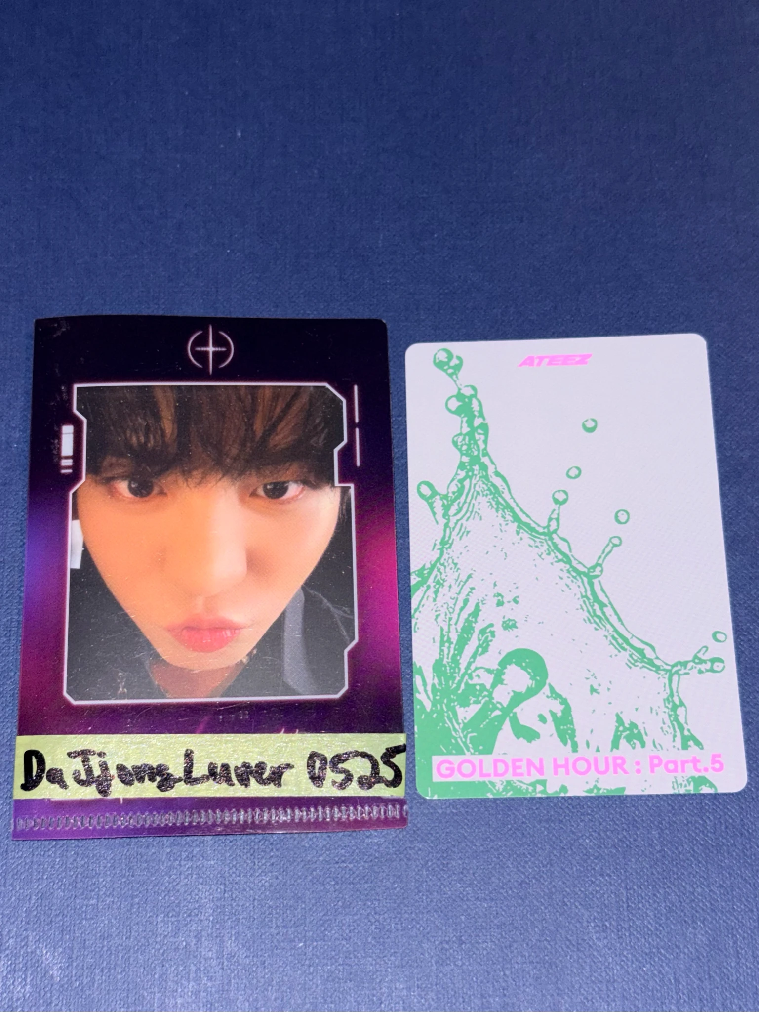 ATEEZ San ATEEZ - San - GOLDEN HOUR : Part.5 Album album photocard diary version version 1 listing photo 2
