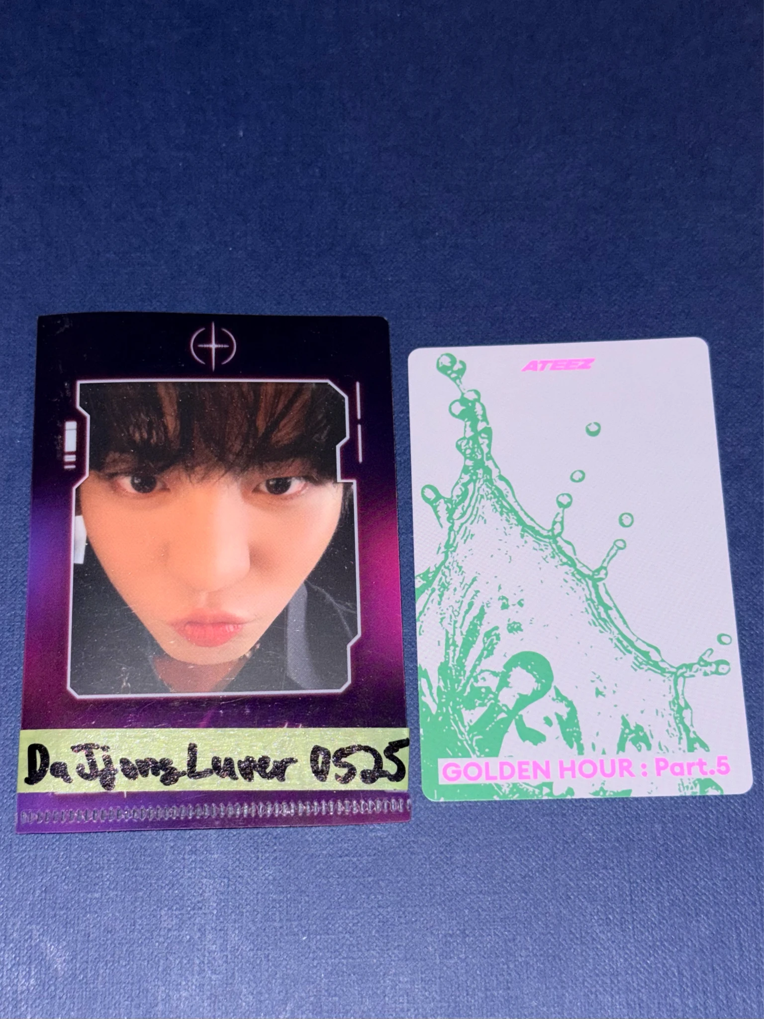 ATEEZ Wooyoung ATEEZ - Wooyoung - GOLDEN HOUR : Part.5 Album diary version album photocard listing photo 2