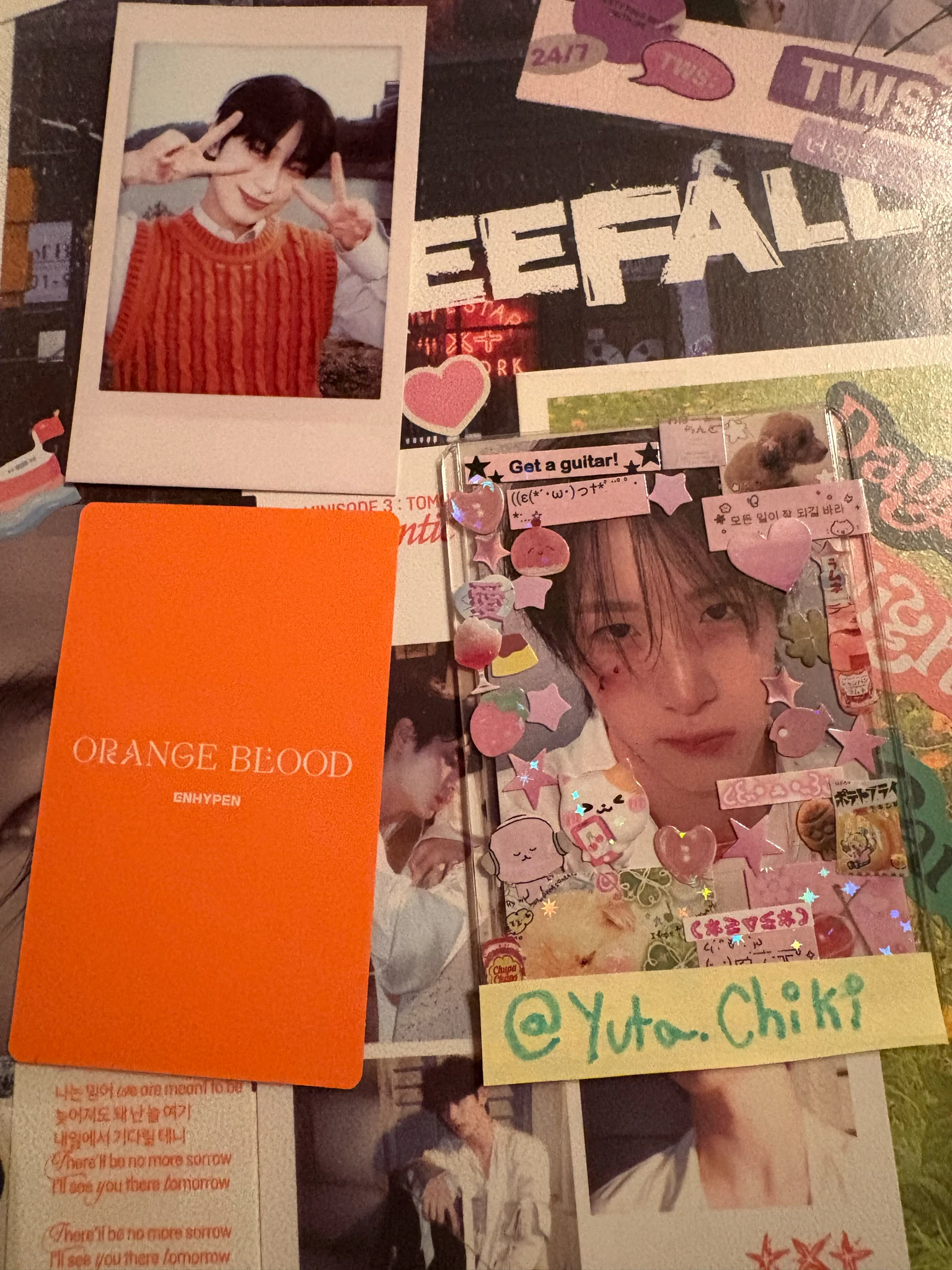 ENHYPEN Sunoo ENHYPEN - Sunoo - ORANGE BLOOD Album listing photo 2