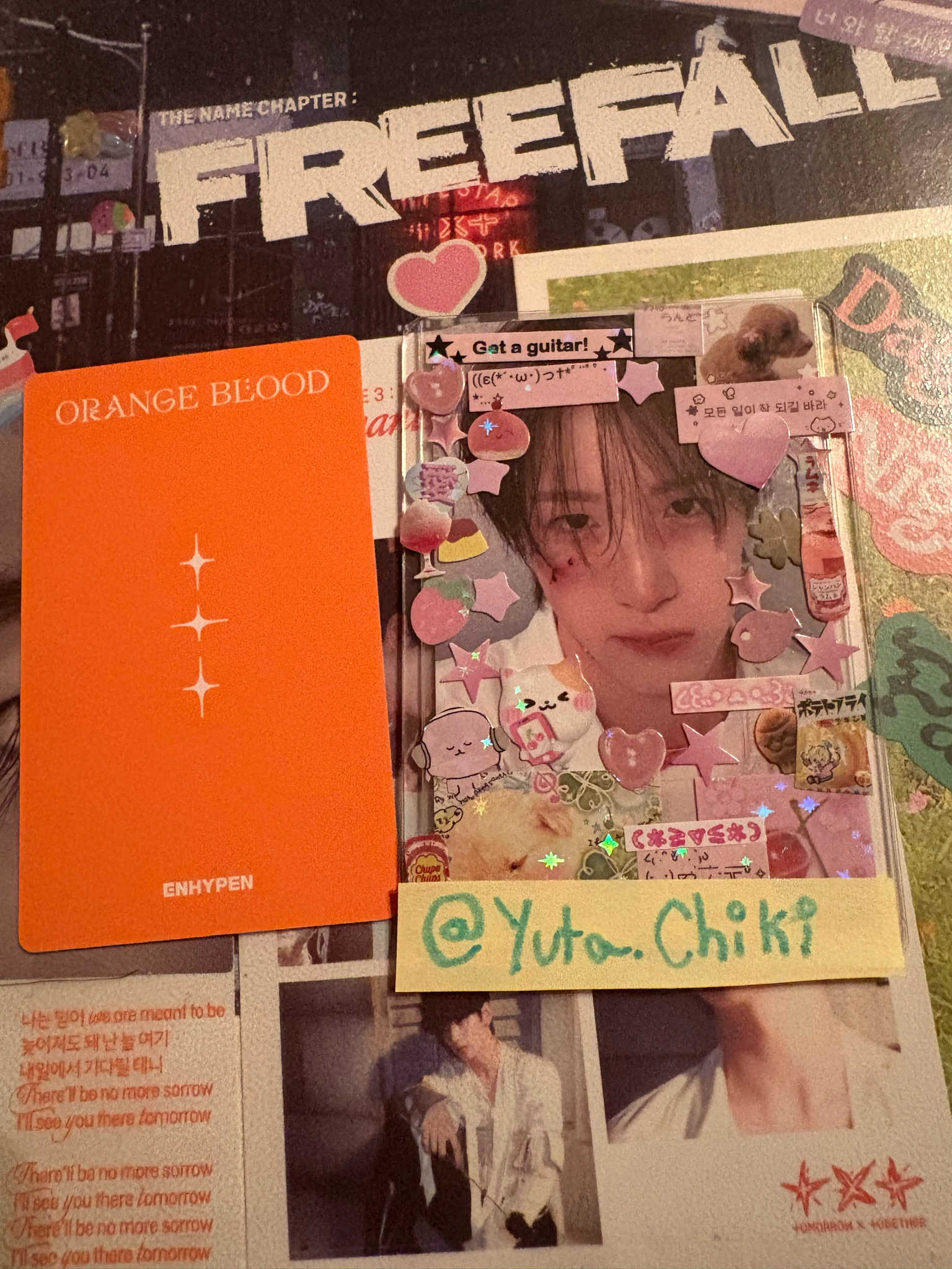 ENHYPEN Ni-ki ENHYPEN - Ni-ki - ORANGE BLOOD Album weverse album version korean album album photocard listing photo 2