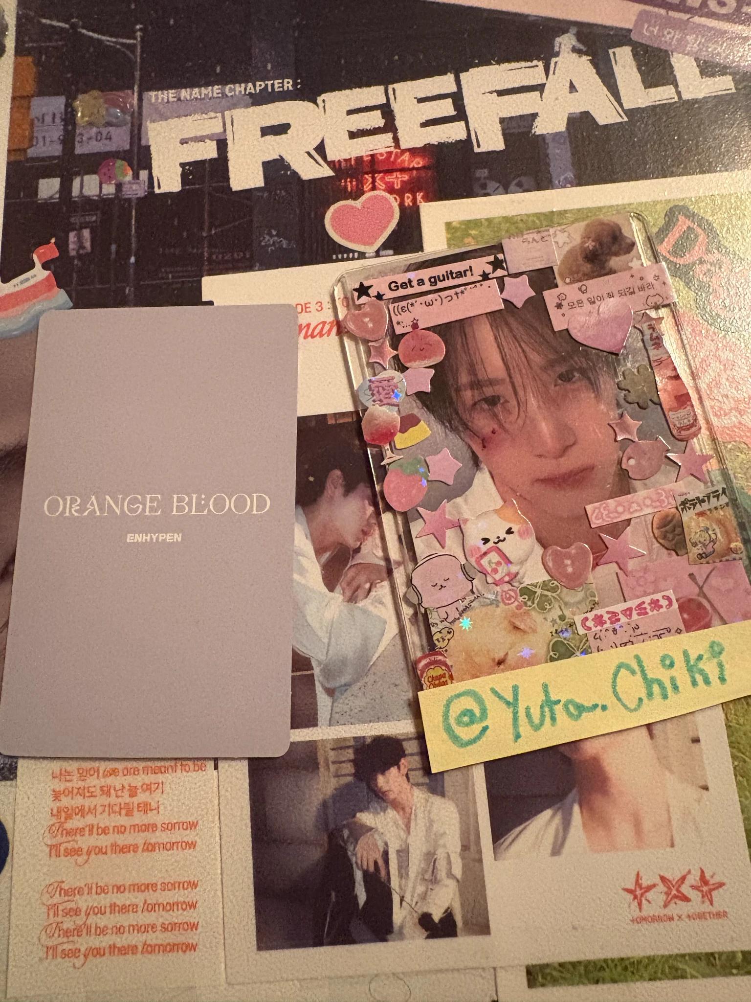 ENHYPEN Ni-ki ENHYPEN - Ni-ki - ORANGE BLOOD Album kalpa version korean album album photocard listing photo 2
