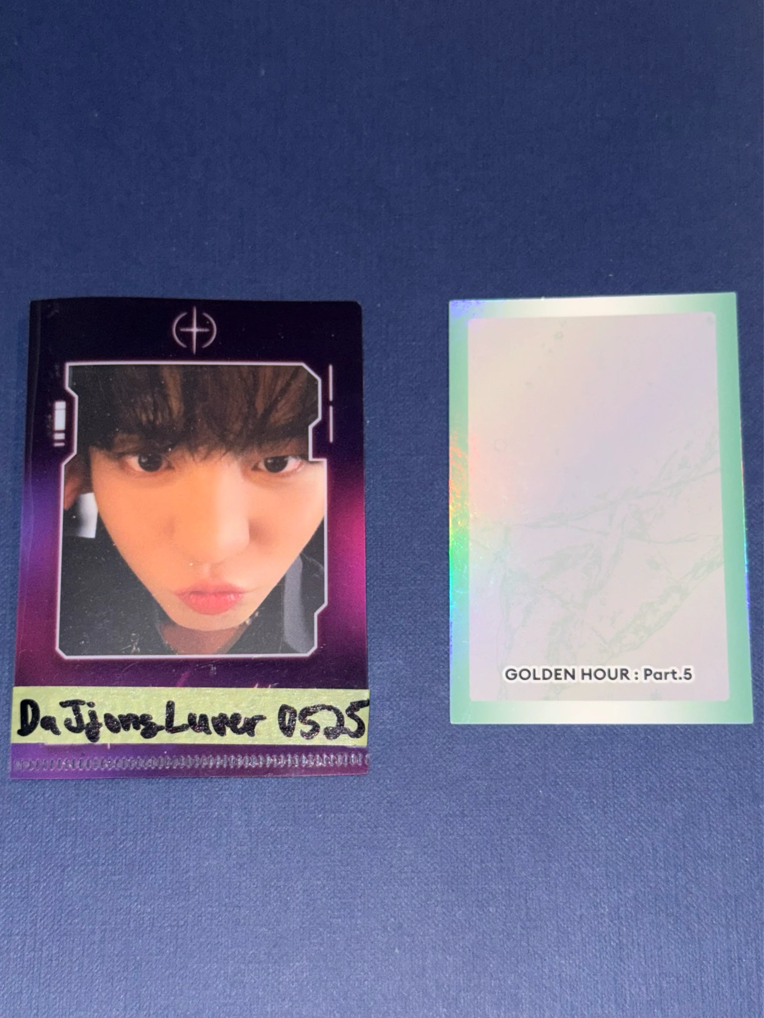 ATEEZ Hongjoong ATEEZ - Hongjoong - GOLDEN HOUR : Part.5 Album album photocard holographic (hologram) diary version character card listing photo 2