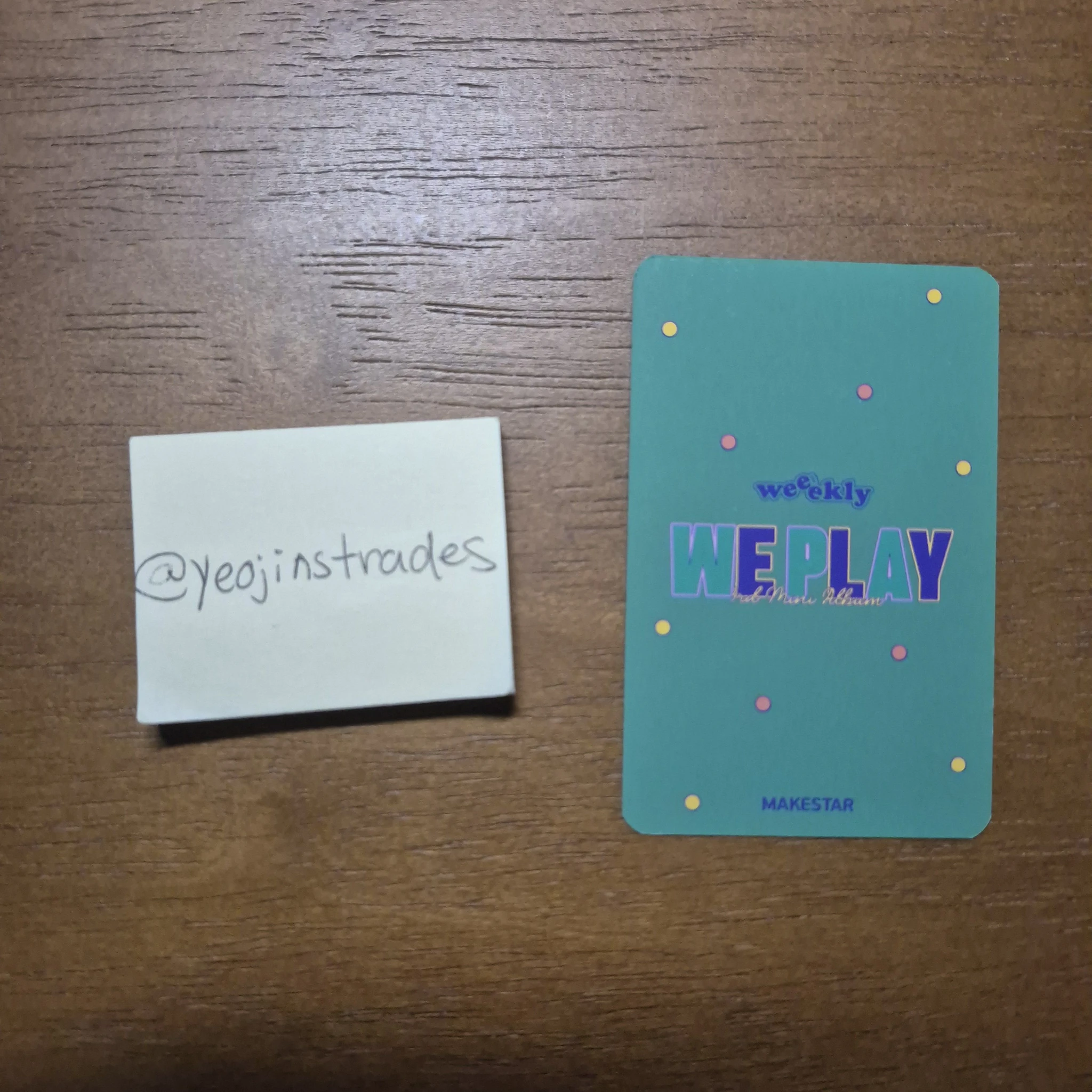 Weeekly Jiyoon Weeekly - Jiyoon - We Play Album signed exclusive makestar listing photo 2