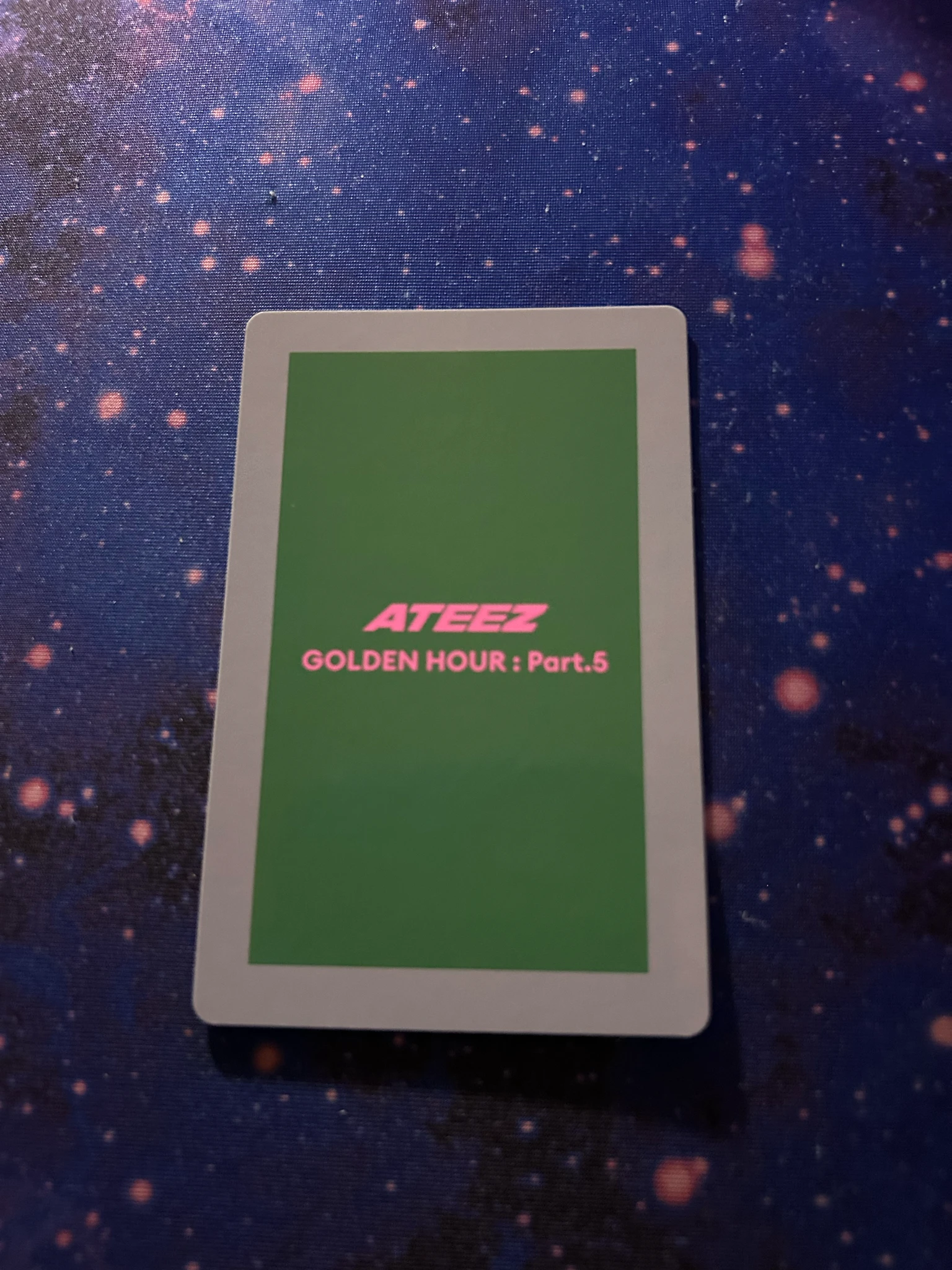 ATEEZ Hongjoong ATEEZ - Hongjoong - GOLDEN HOUR : Part.5 Album diary version album photocard listing photo 2