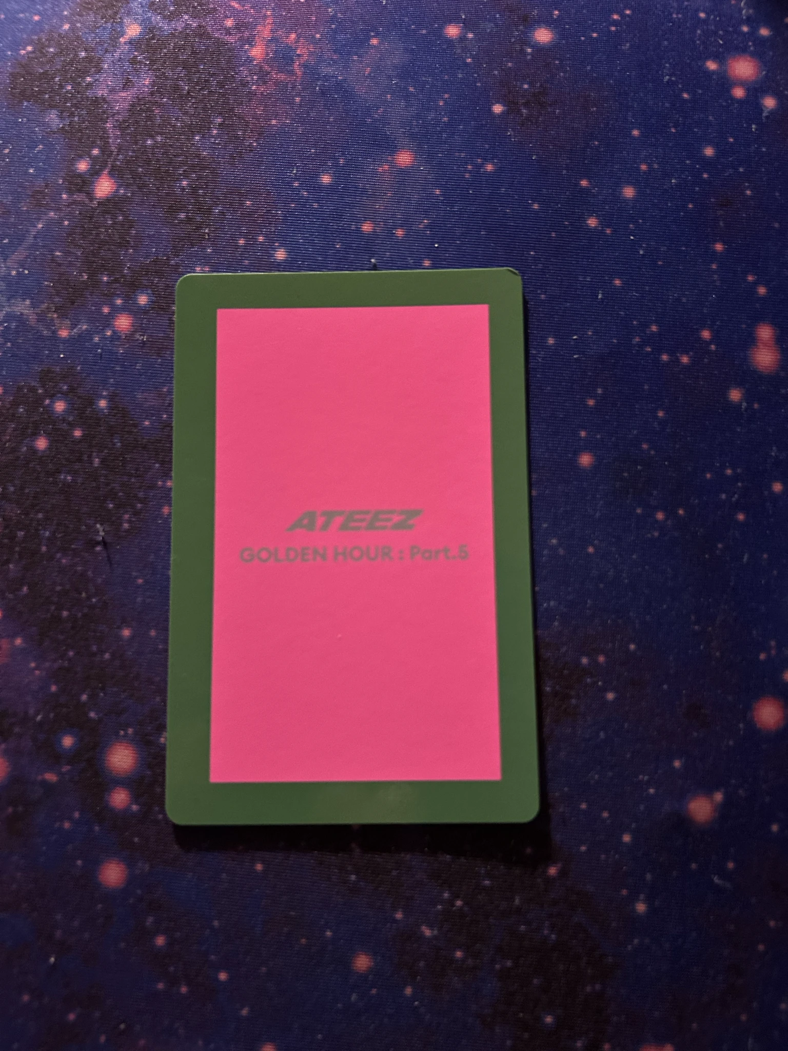 ATEEZ Hongjoong ATEEZ - Hongjoong - GOLDEN HOUR : Part.5 Album album photocard Z version listing photo 2
