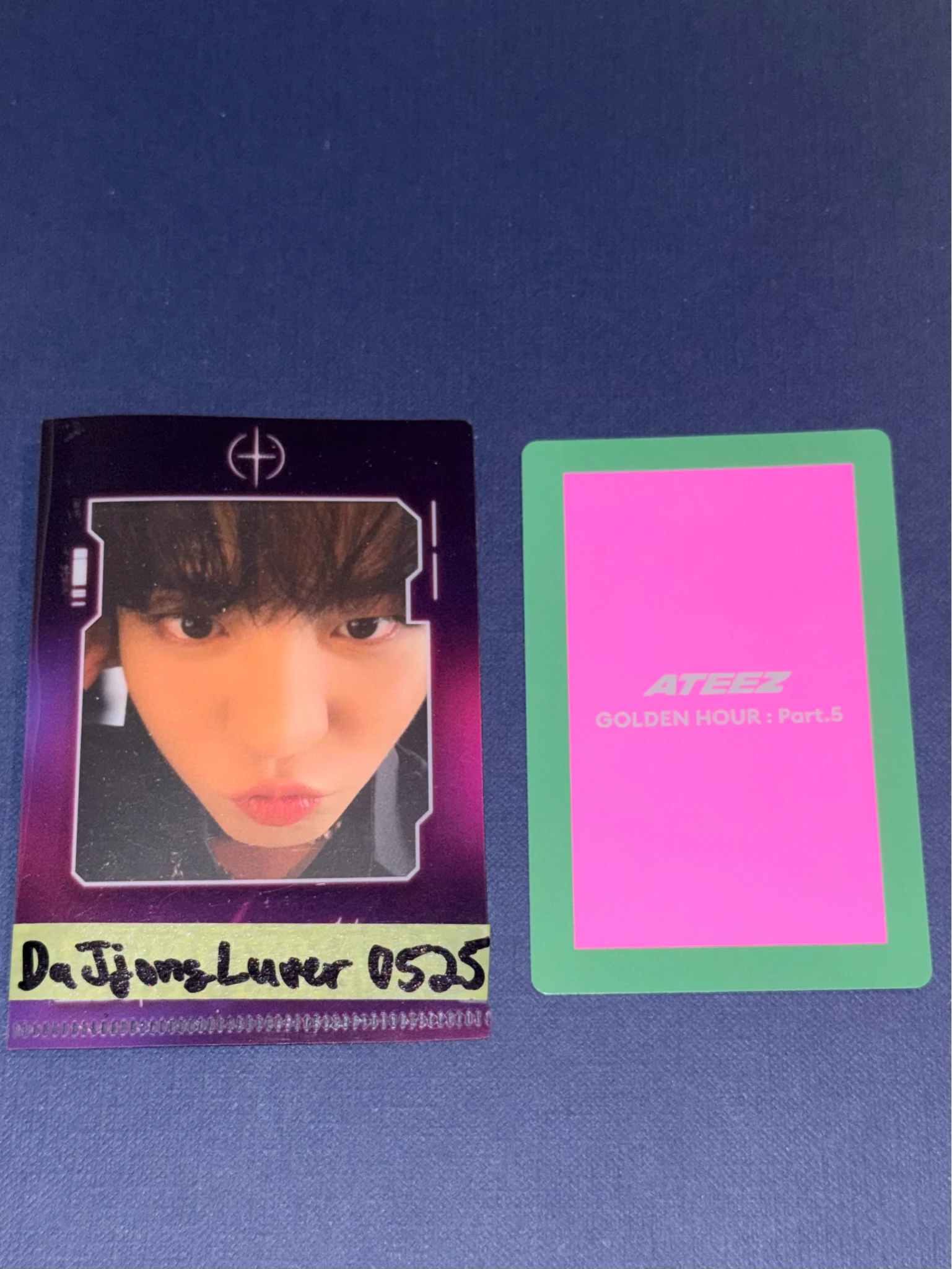 ATEEZ Seonghwa ATEEZ - Seonghwa - GOLDEN HOUR : Part.5 Album Z version album photocard listing photo 2
