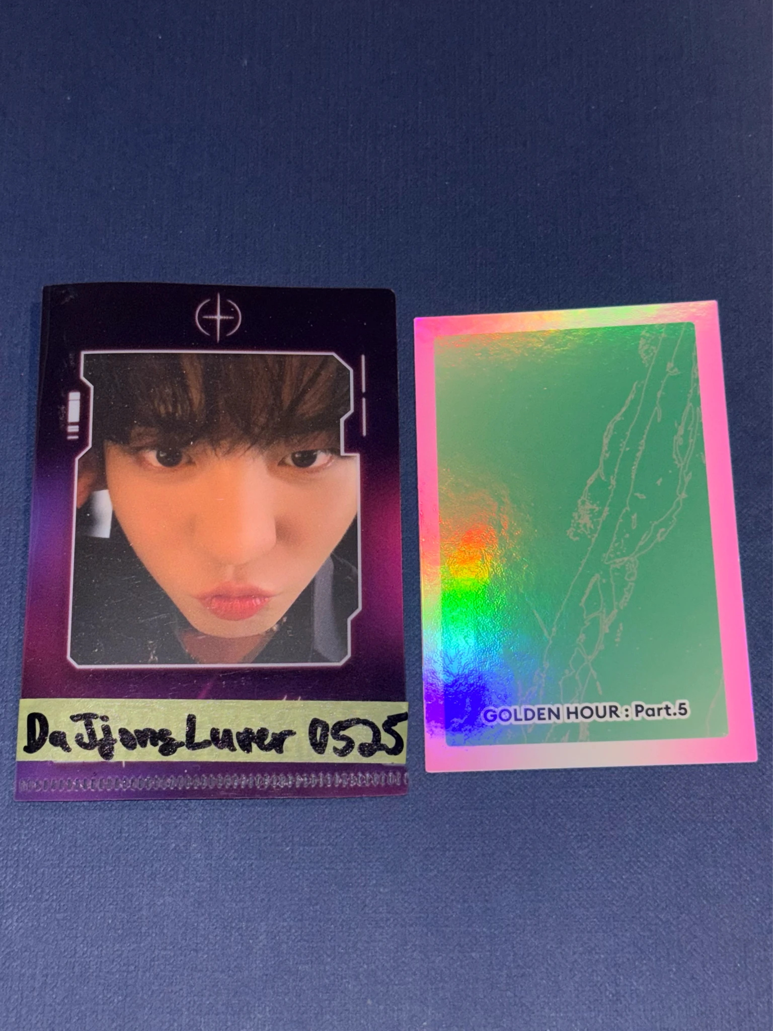 ATEEZ Yeosang ATEEZ - Yeosang - GOLDEN HOUR : Part.5 Album Z version album photocard listing photo 2