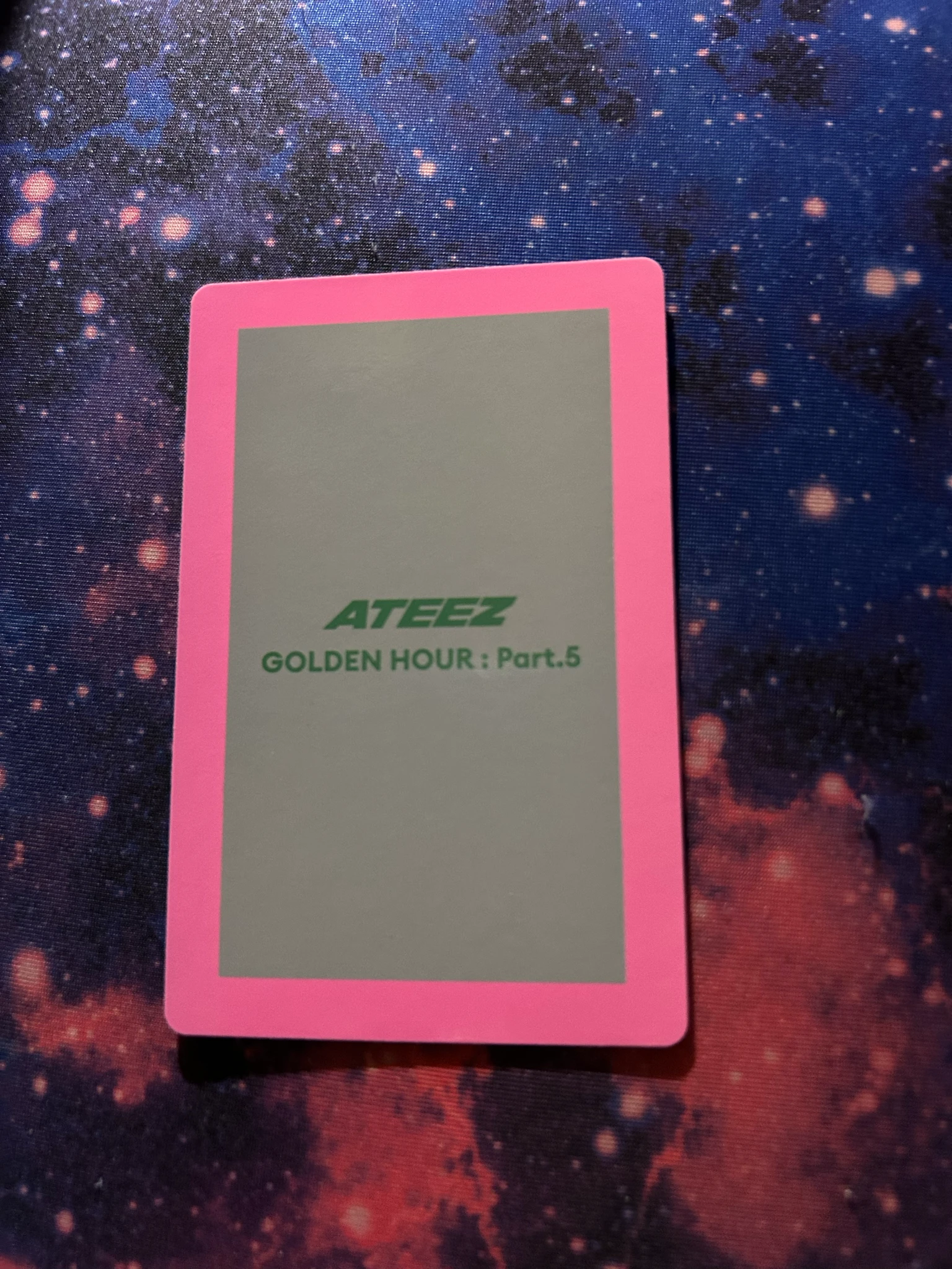 ATEEZ Seonghwa ATEEZ - Seonghwa - GOLDEN HOUR : Part.5 Album album photocard A version listing photo 2