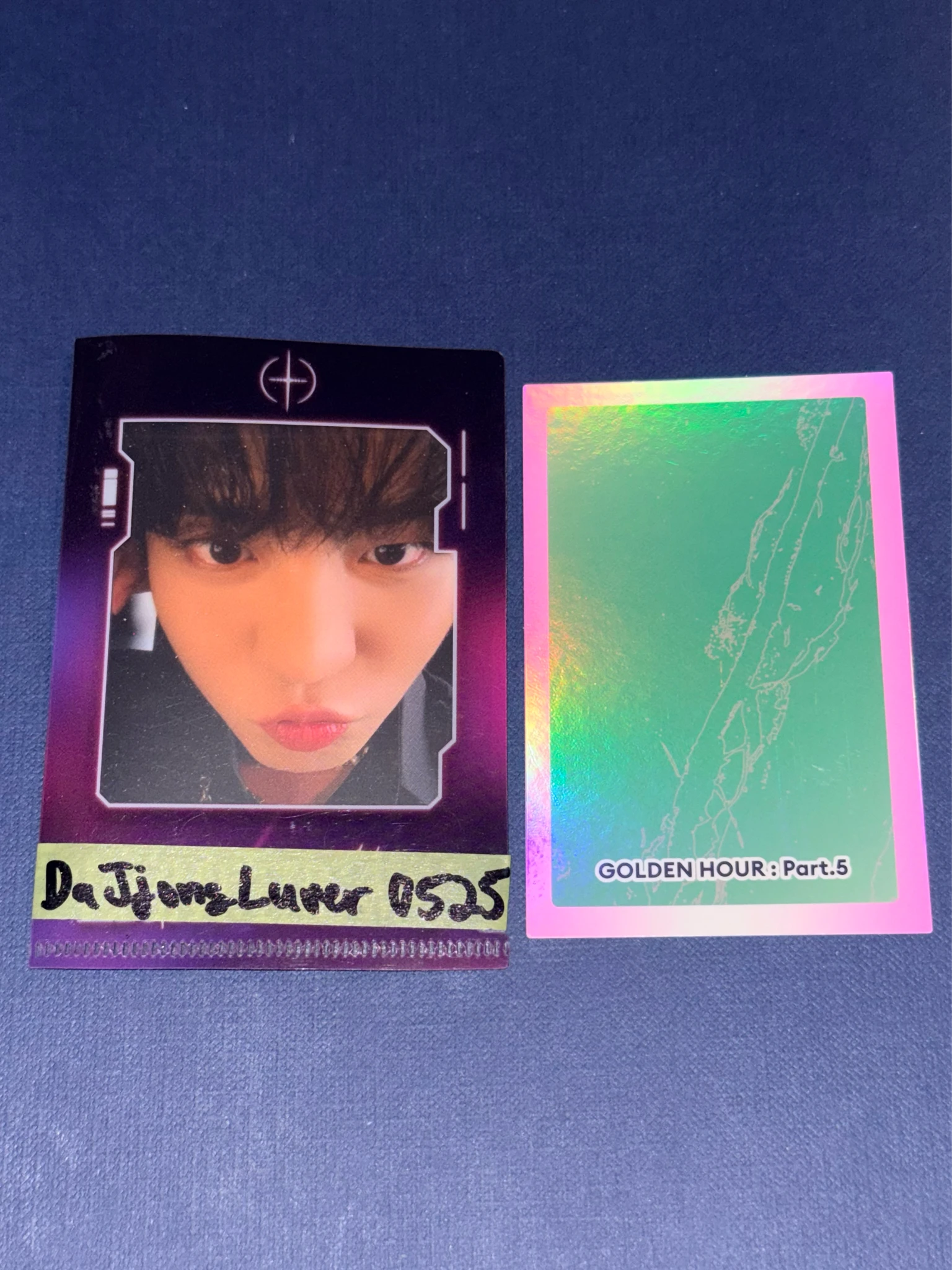 ATEEZ Jongho ATEEZ - Jongho - GOLDEN HOUR : Part.5 Album album photocard holographic (hologram) character card listing photo 2