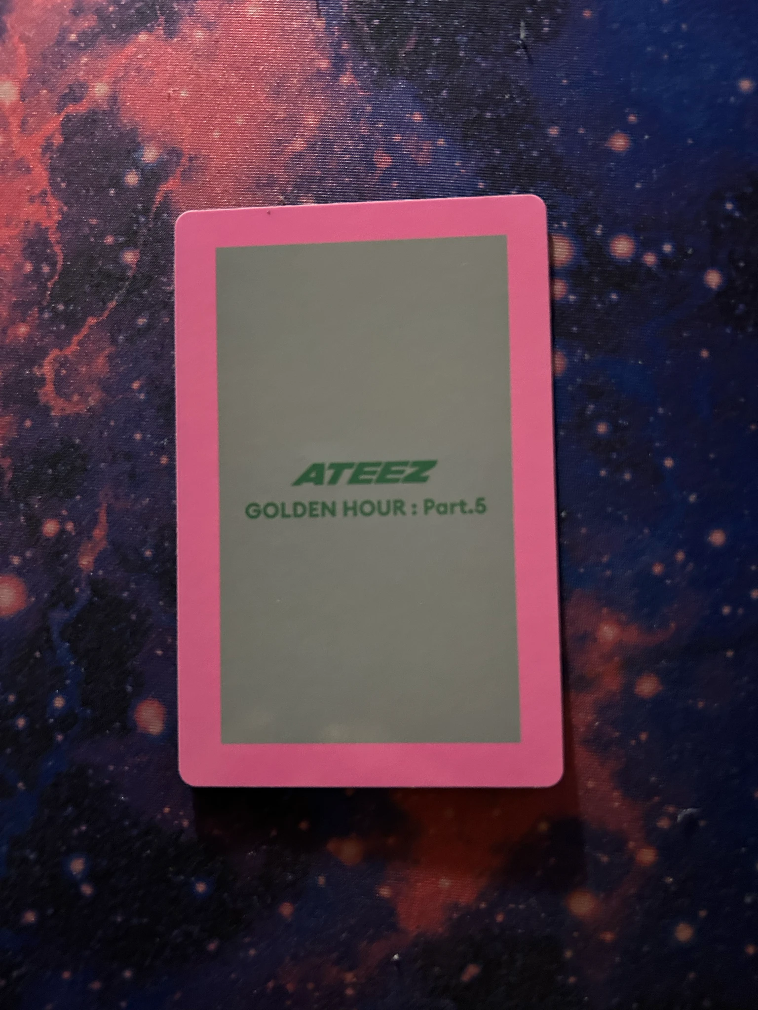 ATEEZ Yeosang ATEEZ - Yeosang - GOLDEN HOUR : Part.5 Album album photocard A version version 2 listing photo 2