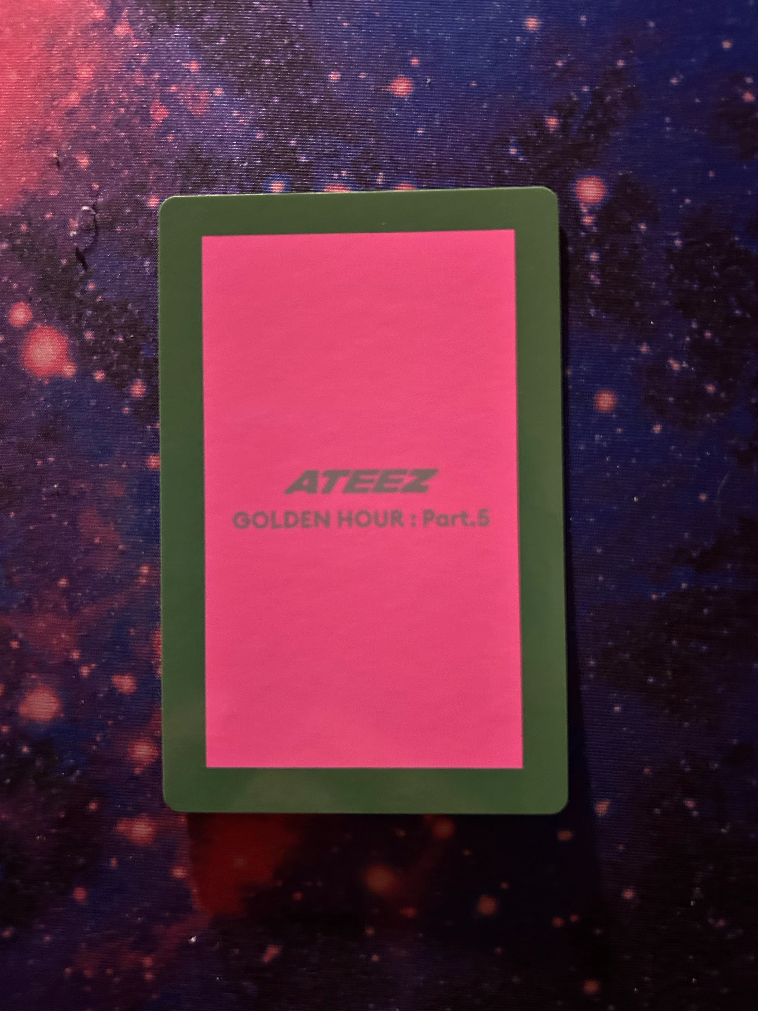 ATEEZ San ATEEZ - San - GOLDEN HOUR : Part.5 Album album photocard Z version listing photo 2