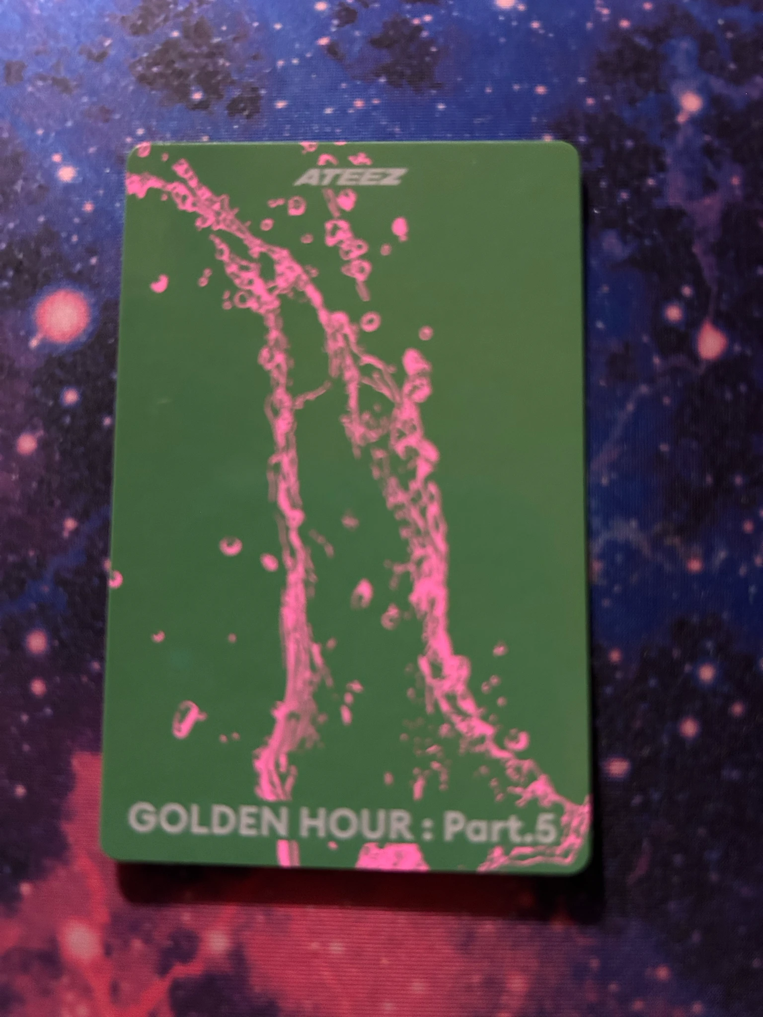 ATEEZ Wooyoung ATEEZ - Wooyoung - GOLDEN HOUR : Part.5 Album album photocard Z version version 1 listing photo 2