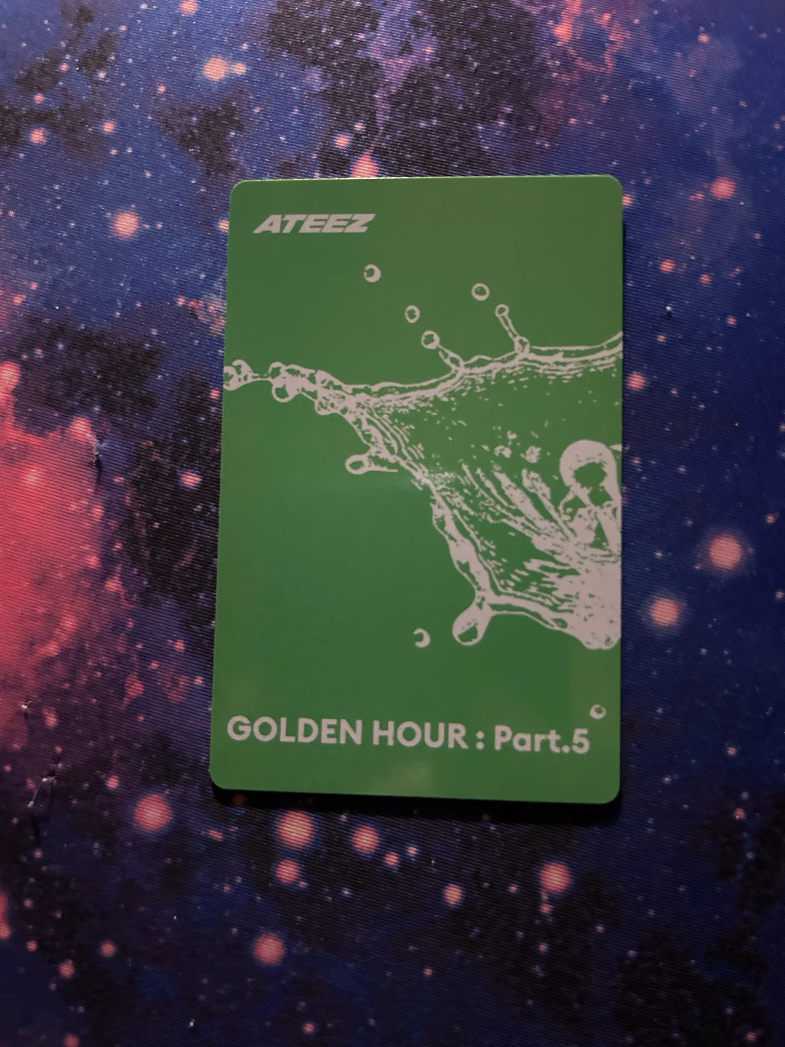 ATEEZ Jongho ATEEZ - Jongho - GOLDEN HOUR : Part.5 Album poca album album photocard Z version listing photo 2