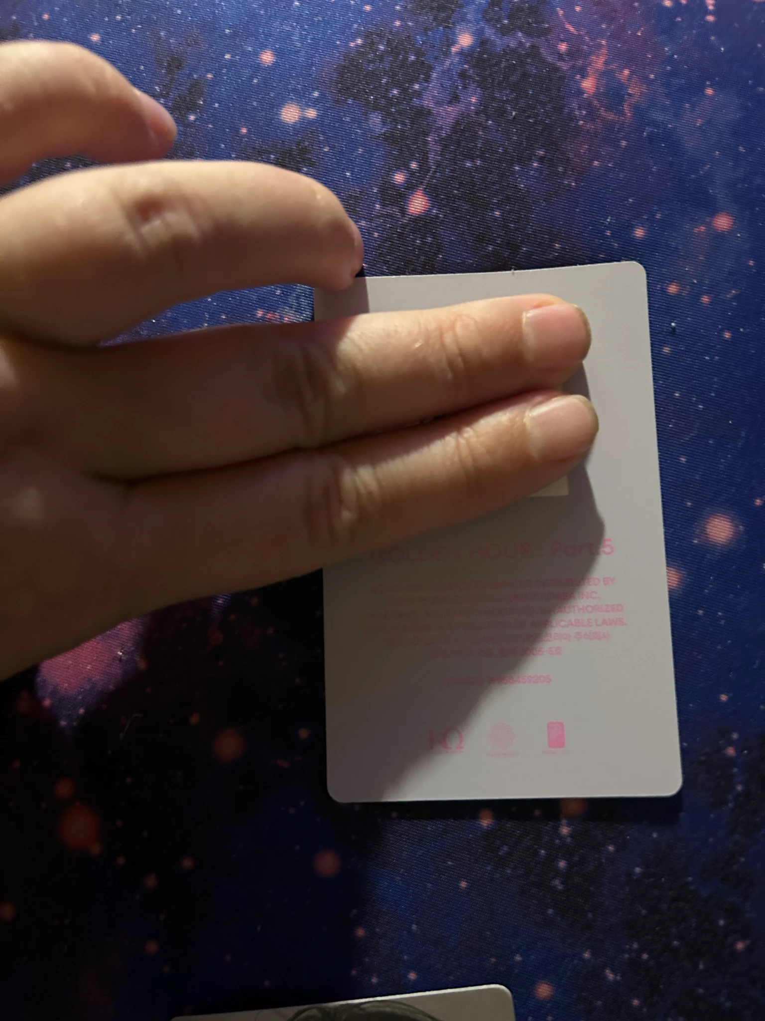 ATEEZ Jongho ATEEZ - Jongho - GOLDEN HOUR : Part.5 Album album photocard poca album diary version qr card listing photo 2