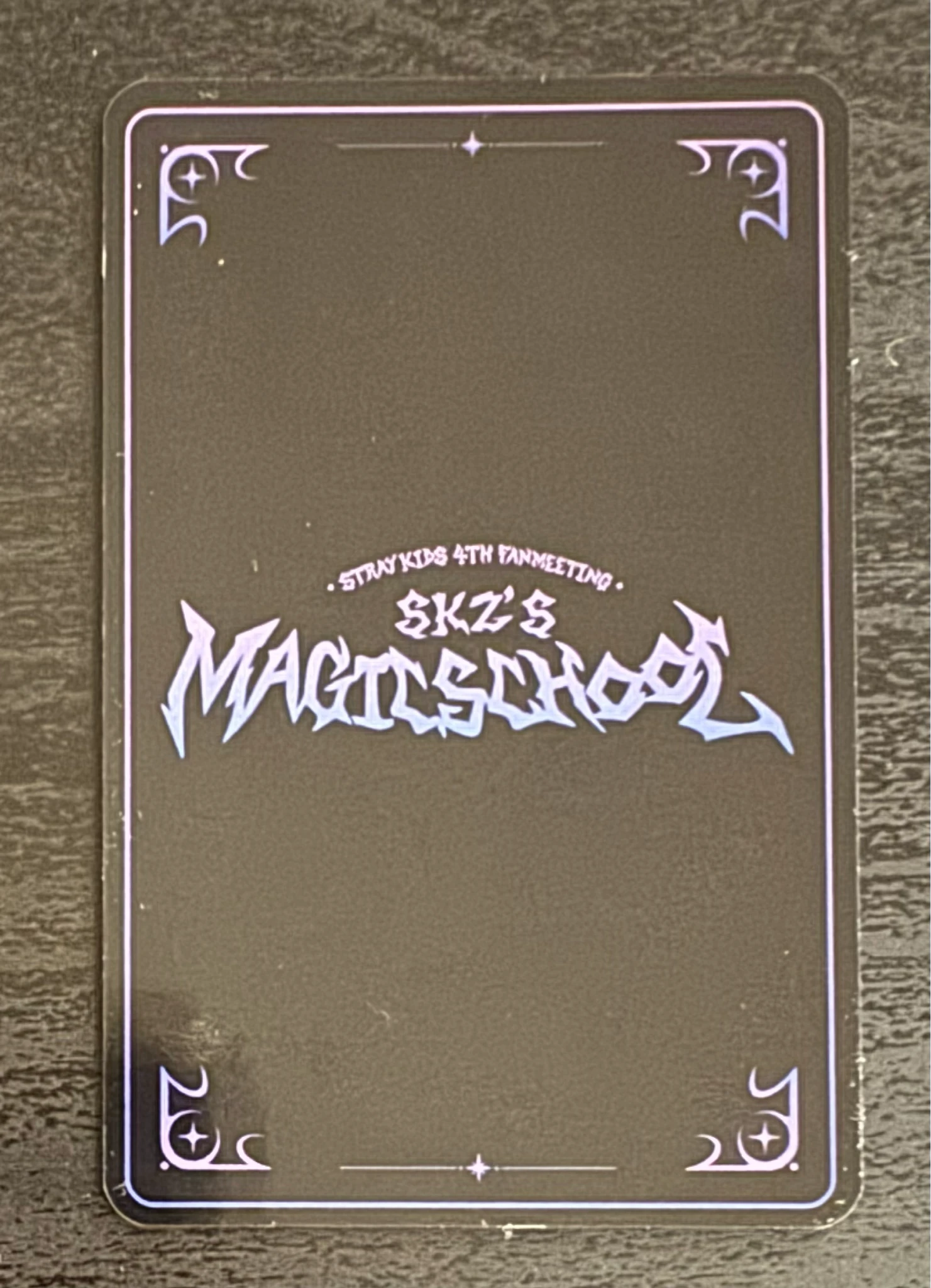 Stray Kids Changbin Stray Kids - Changbin - 4th Fanmeeting - SKZ's Magic School Event merch photocard photocard set box tape A version listing photo 2
