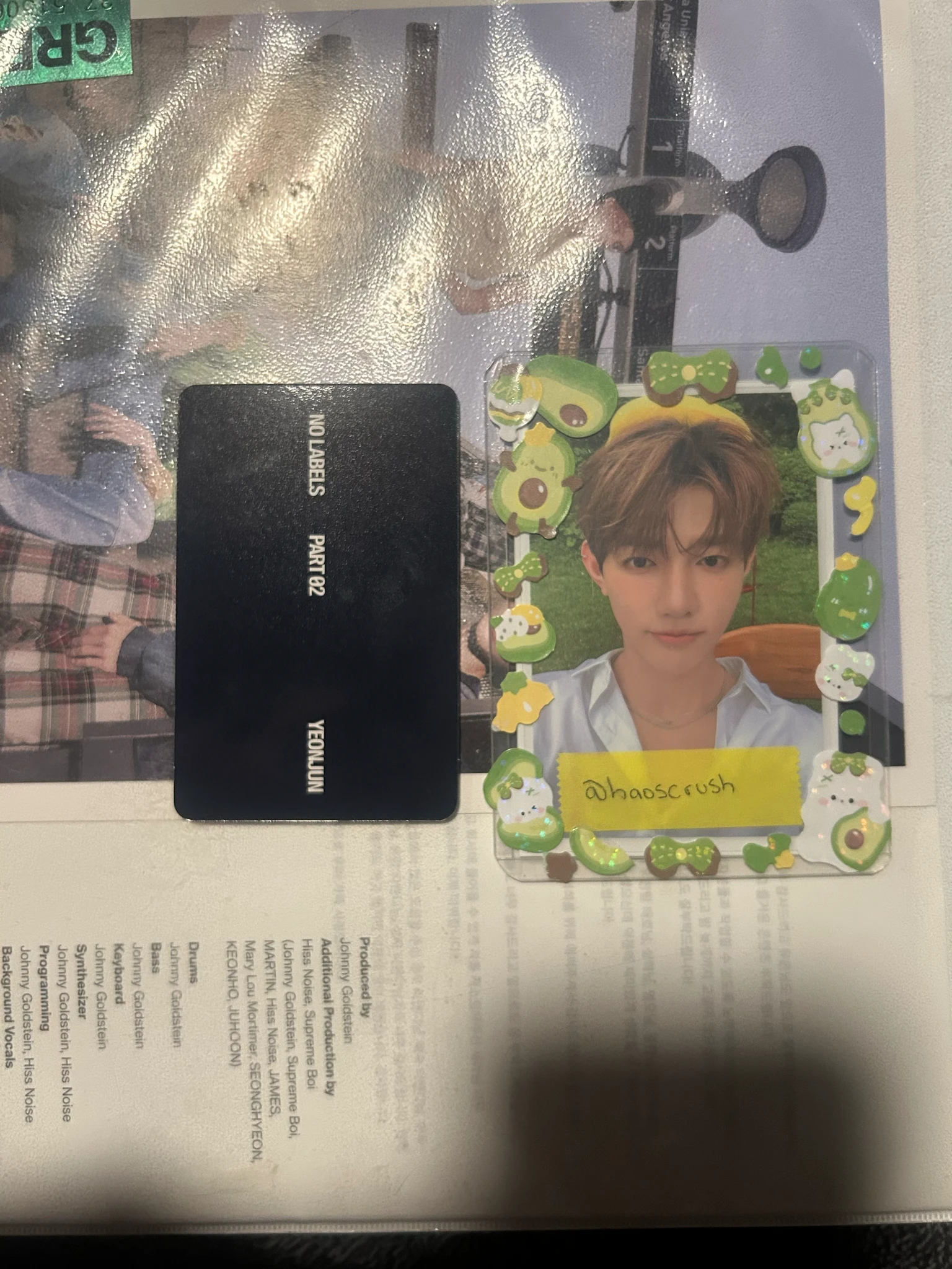 TOMORROW X TOGETHER Yeonjun TOMORROW X TOGETHER - Yeonjun - NO LABELS PART 2 Album album photocard target listing photo 2