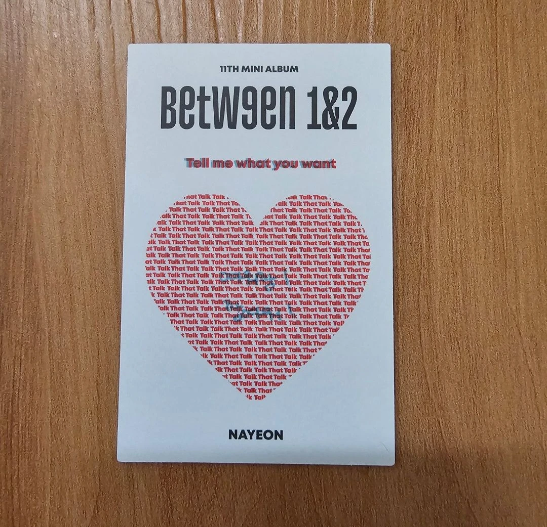 TWICE Nayeon TWICE-Nayeon-Album-BETWEEN 1&2 listing photo 2
