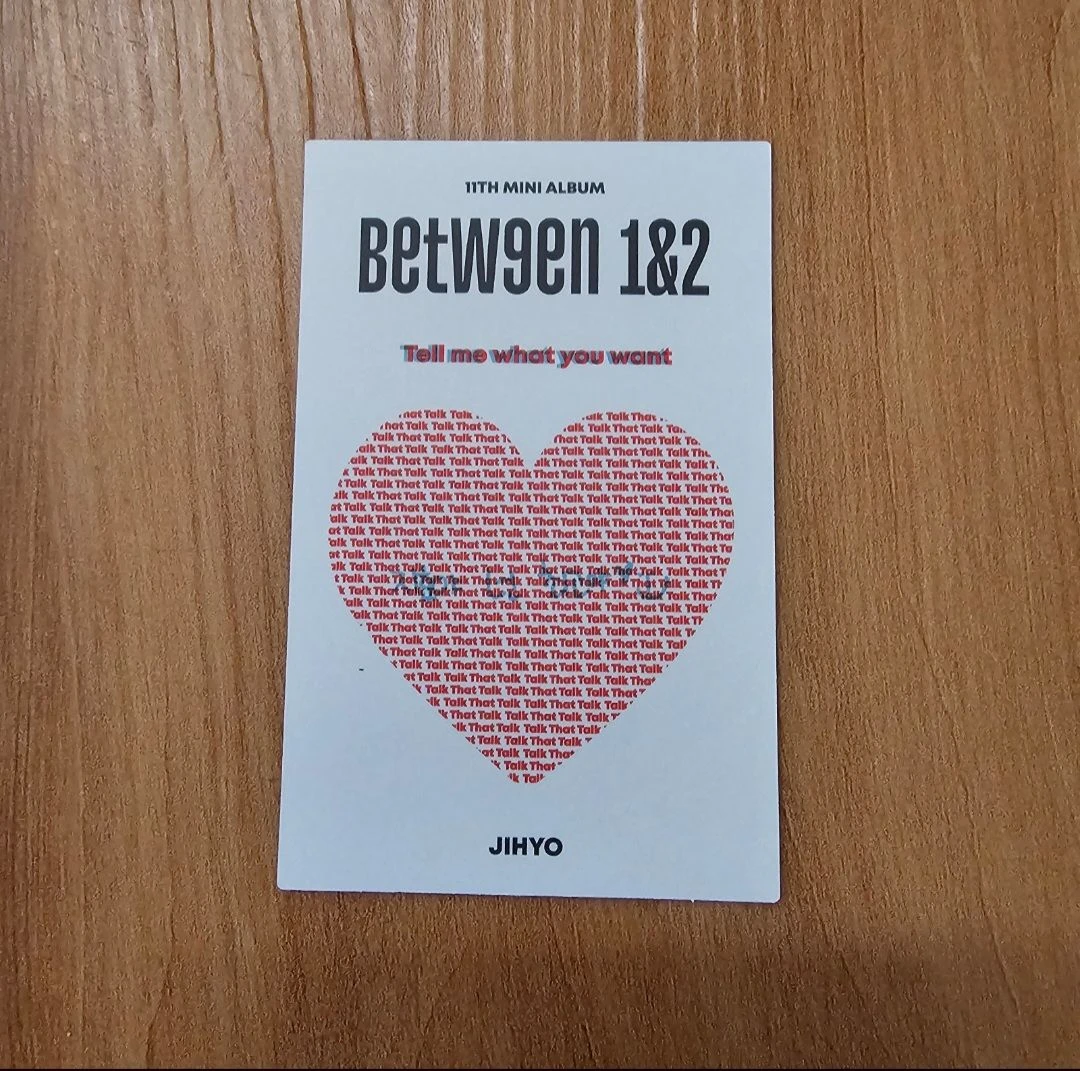 TWICE Jihyo TWICE-Jihyo-Album-BETWEEN 1&2 listing photo 2