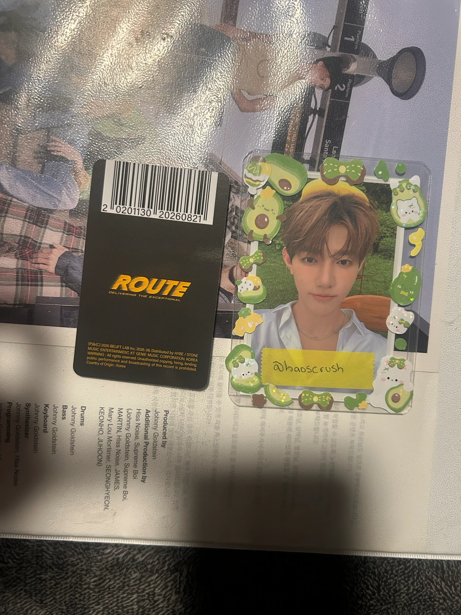 ENHYPEN Jay ENHYPEN - Jay - THE SIN: BLISS Album route version engene version album photocard listing photo 2