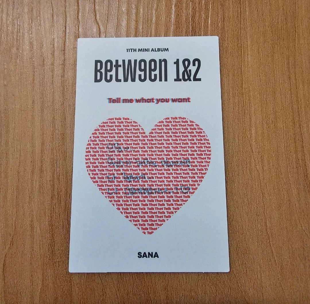 TWICE Sana TWICE-Sana-Album-BETWEEN 1&2 listing photo 2