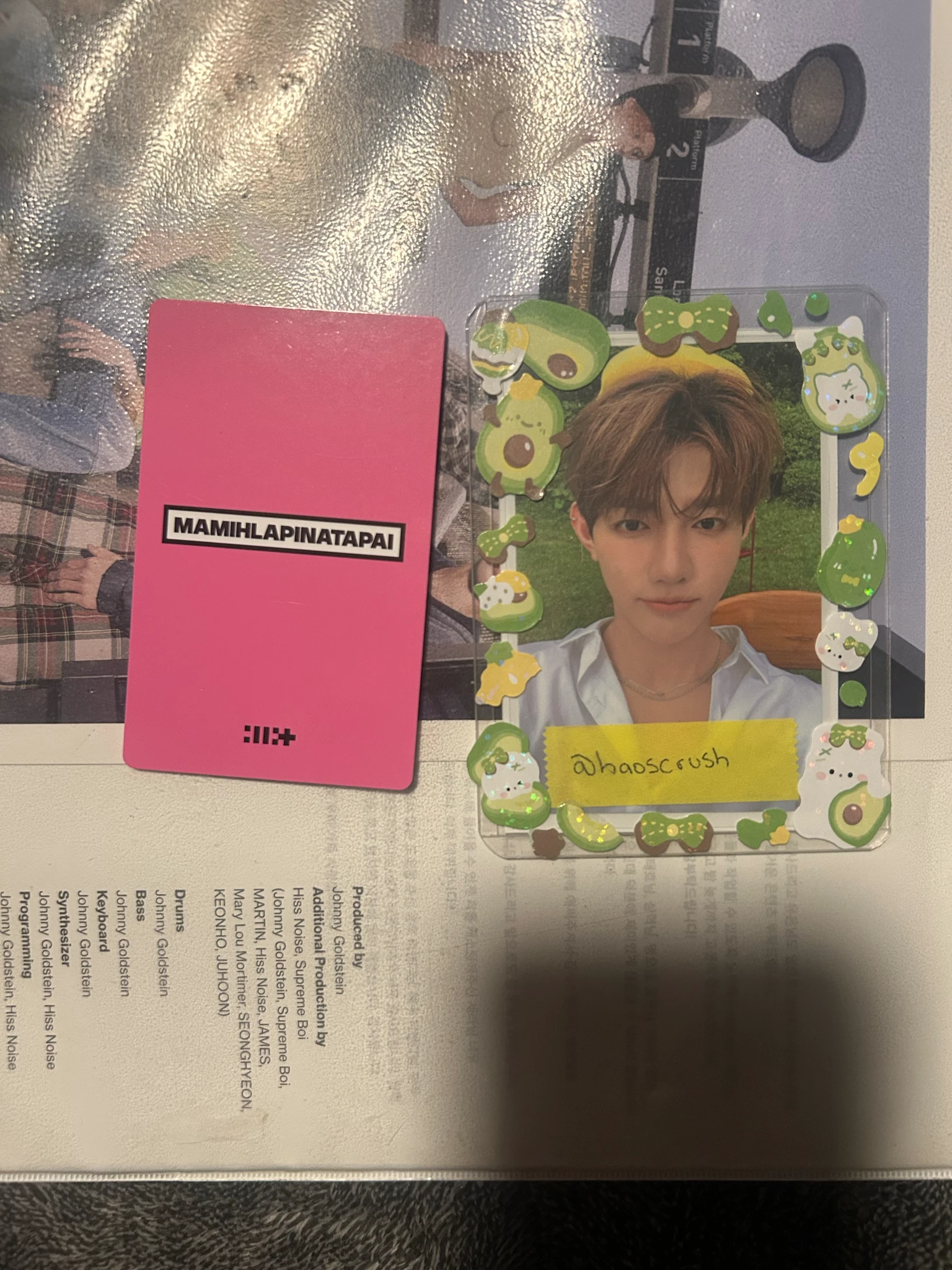ILLIT Moka ILLIT - Moka - MAMIHLAPINATAPAI Album album photocard it's me version listing photo 2
