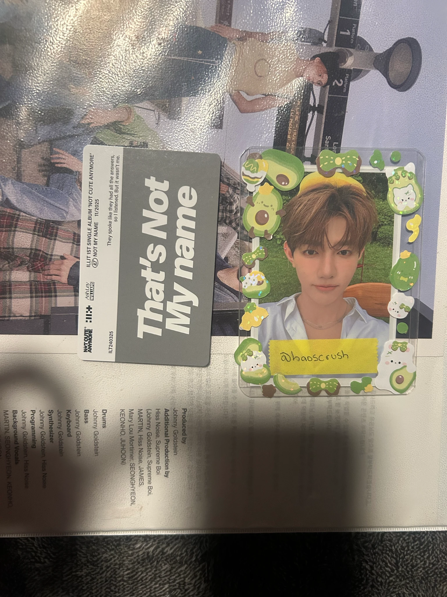 ILLIT Moka ILLIT - Moka - NOT CUTE ANYMORE Album not me version album photocard A version listing photo 2